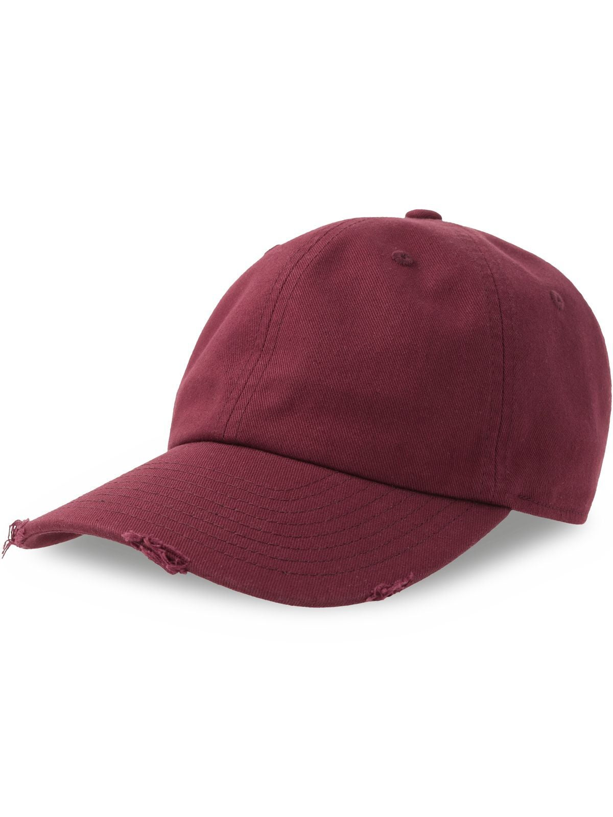 Dad Hat Destroyed-S Atlantis Cardinal Red