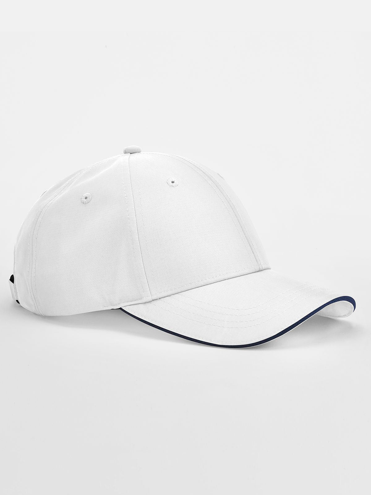 Team Sports-Tech Cap Beechfield White/French Navy