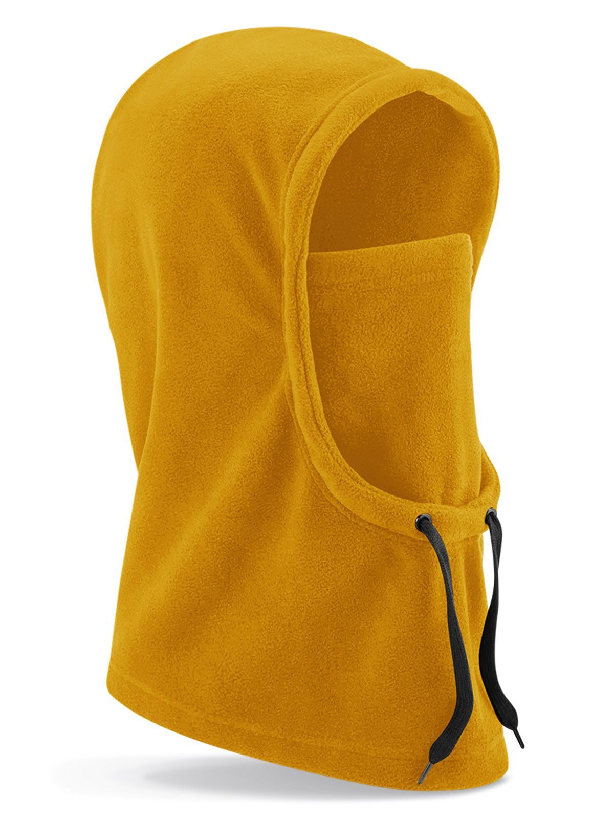 Recycled Fleece Hood Beechfield Mustard