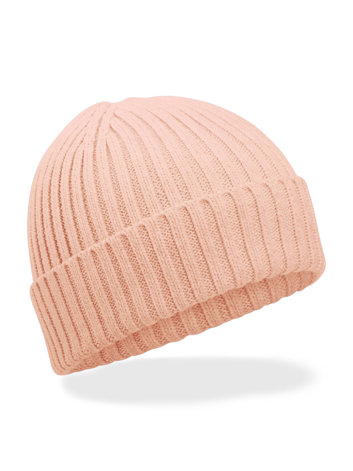 Organic Cotton Kids Beanie Beechfield Peach