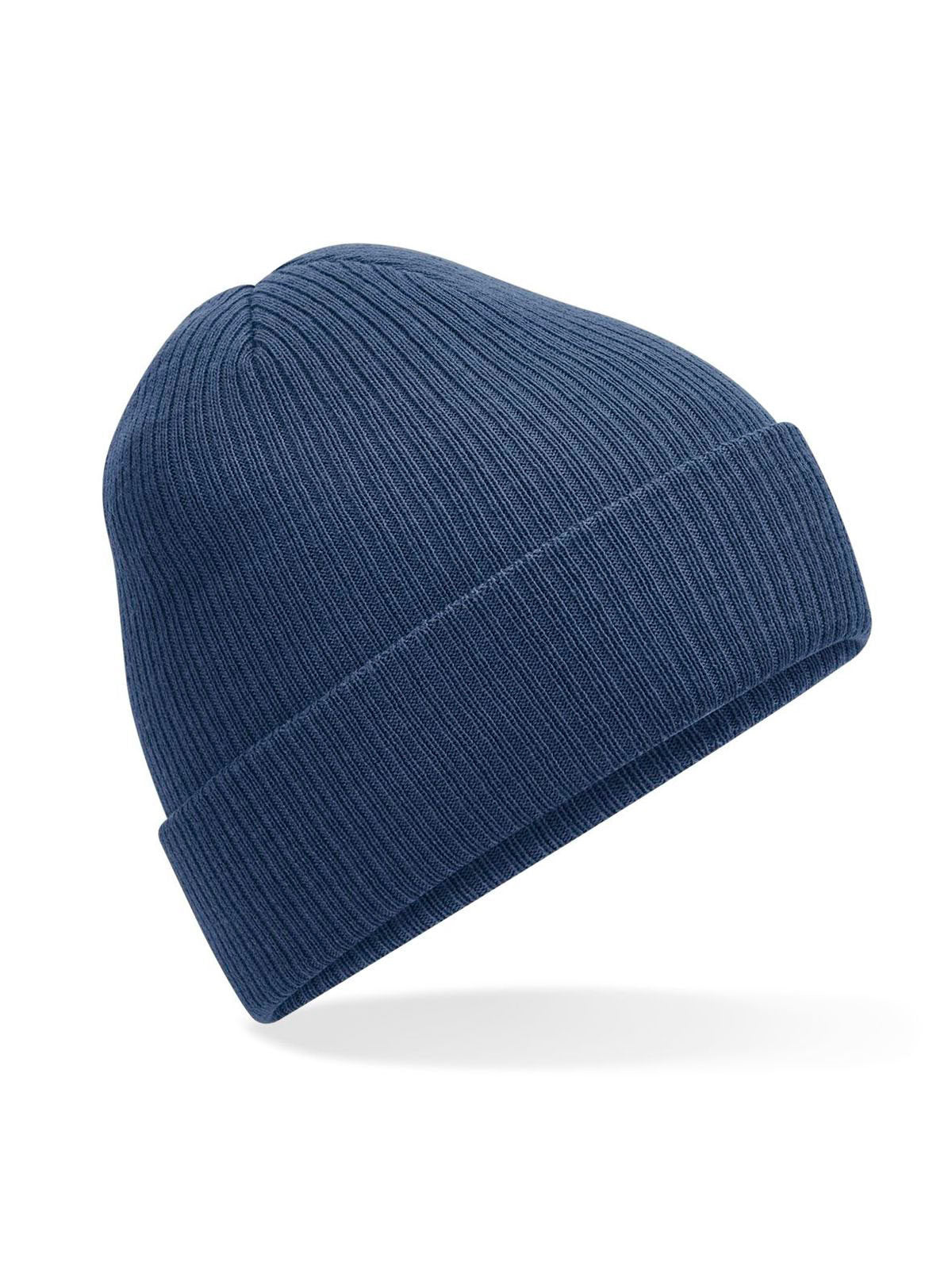 Polylana® Ribbed Beanie Beechfield Steel Blue