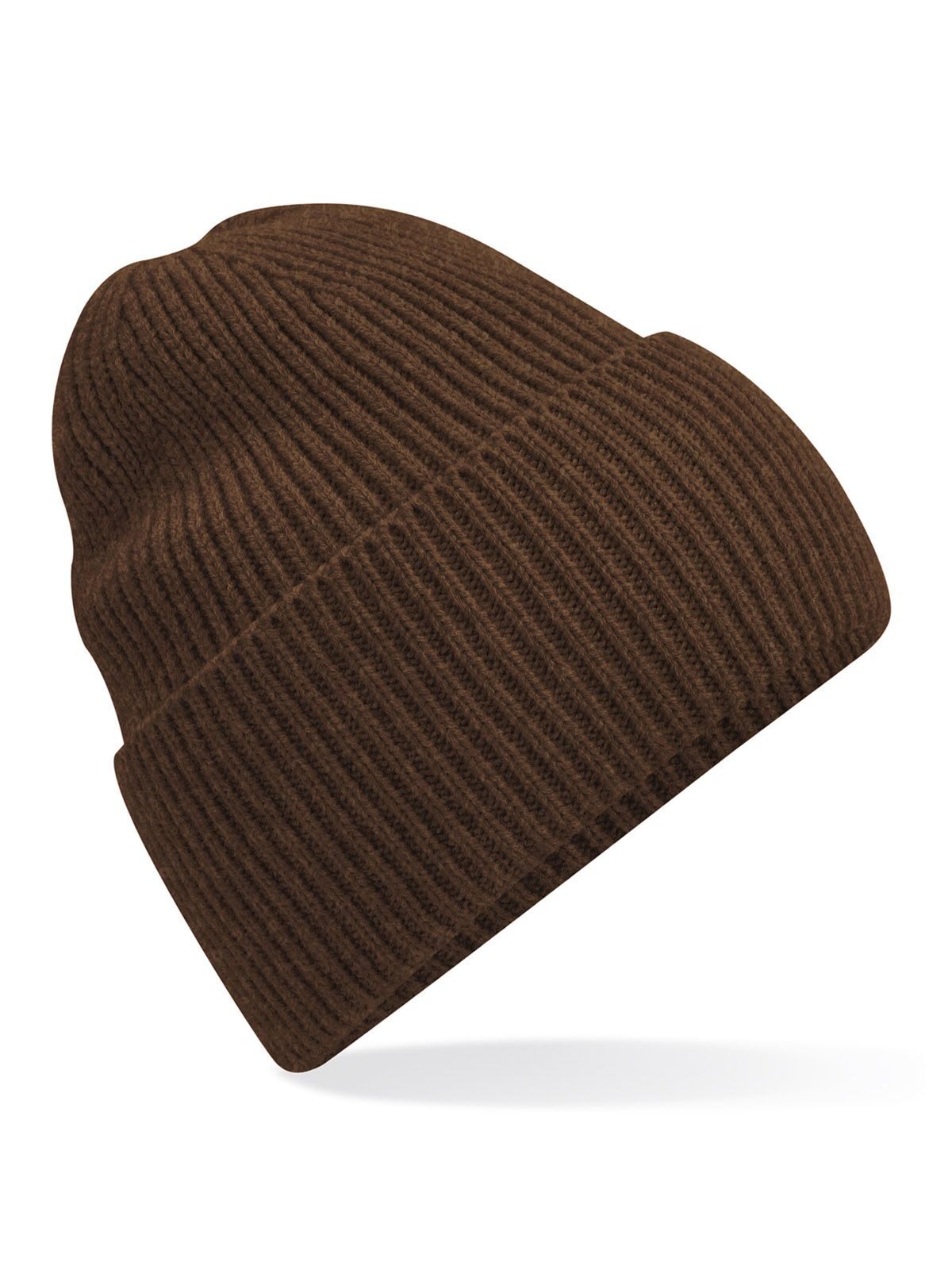 Oversized Cuffed Beanie Beechfield Walnut