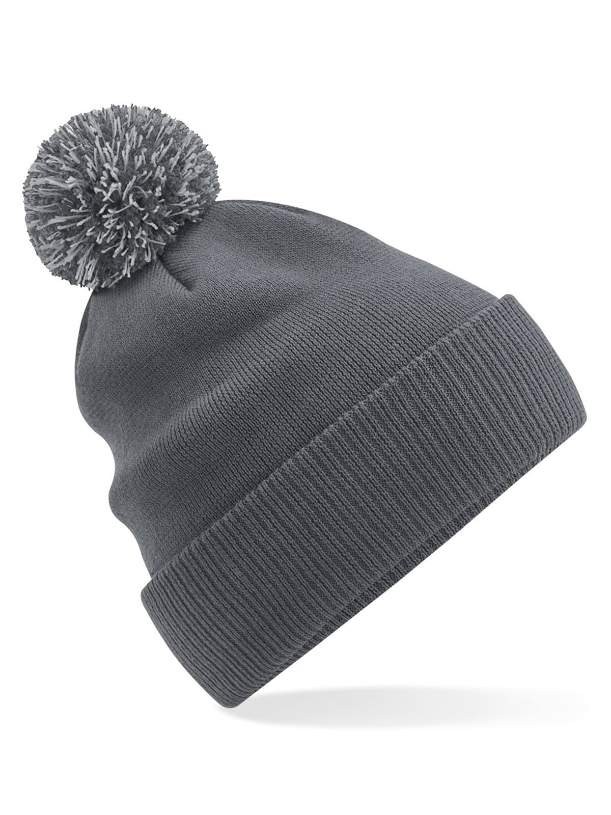Recycled Snowstar® Beanie Beechfield Graphite Grey/Light Grey