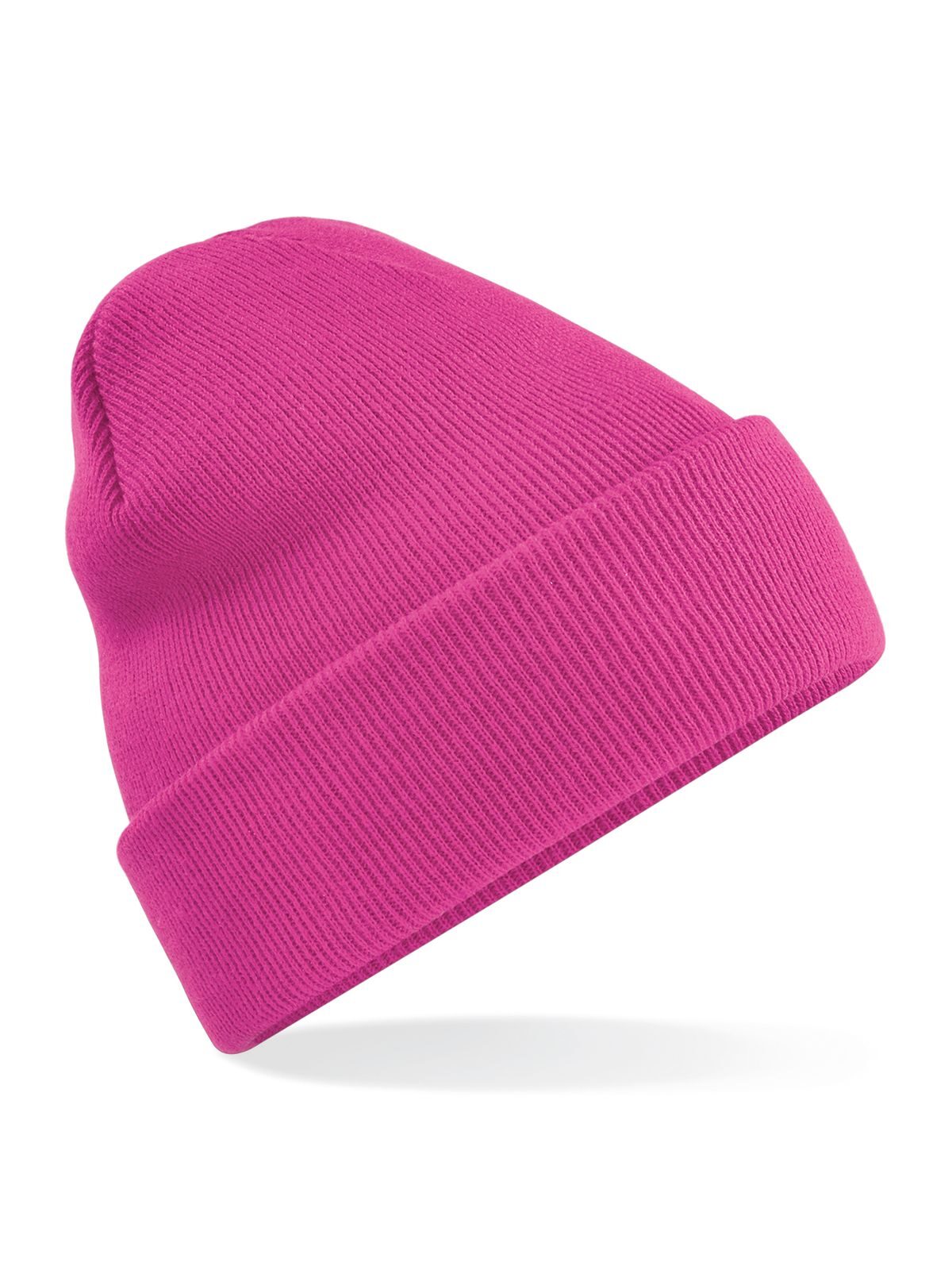 Junior Original Cuffed Beanie Beechfield Fuchsia