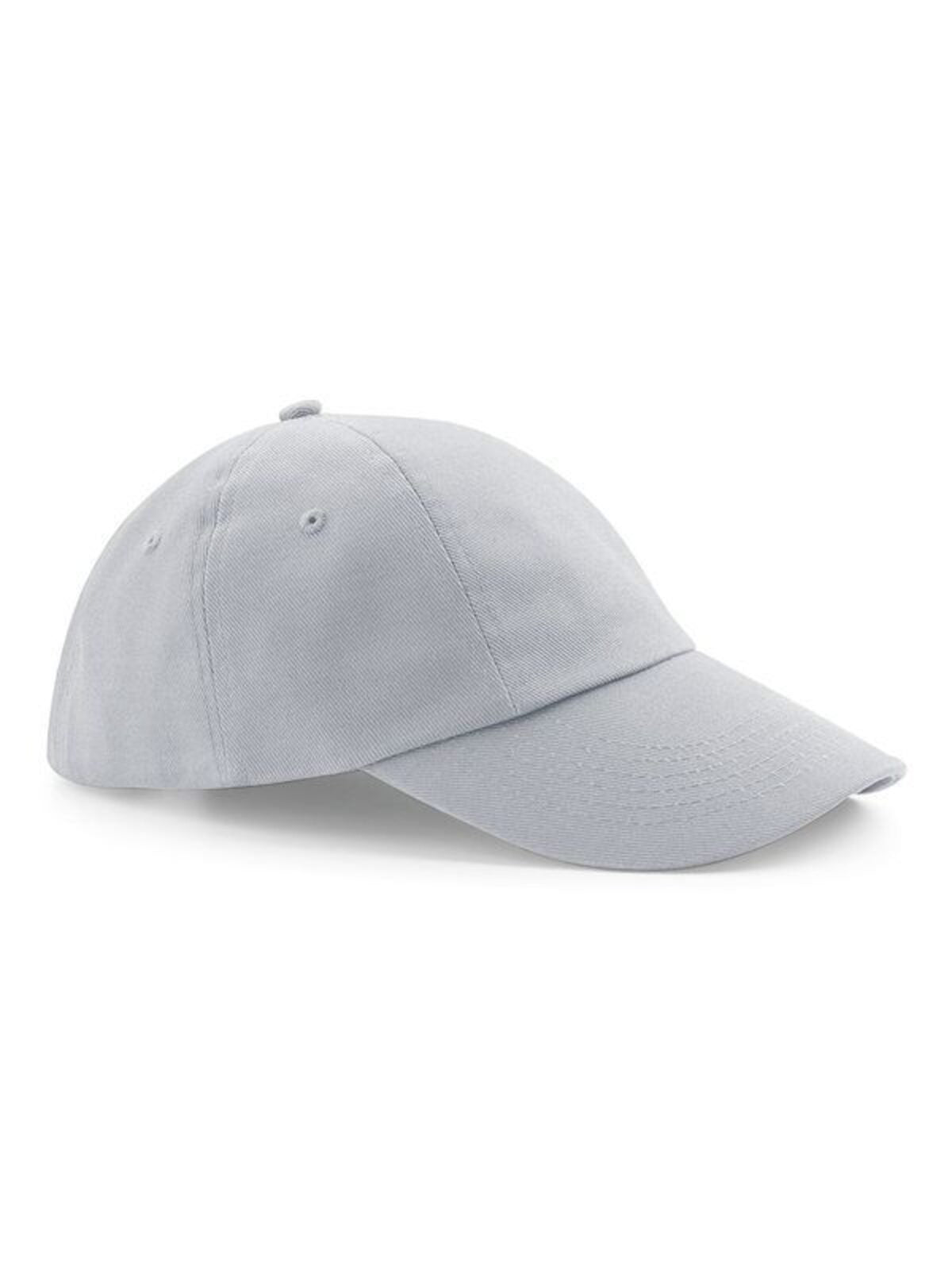 Low Profile Heavy Cotton Drill Cap Beechfield Light Grey