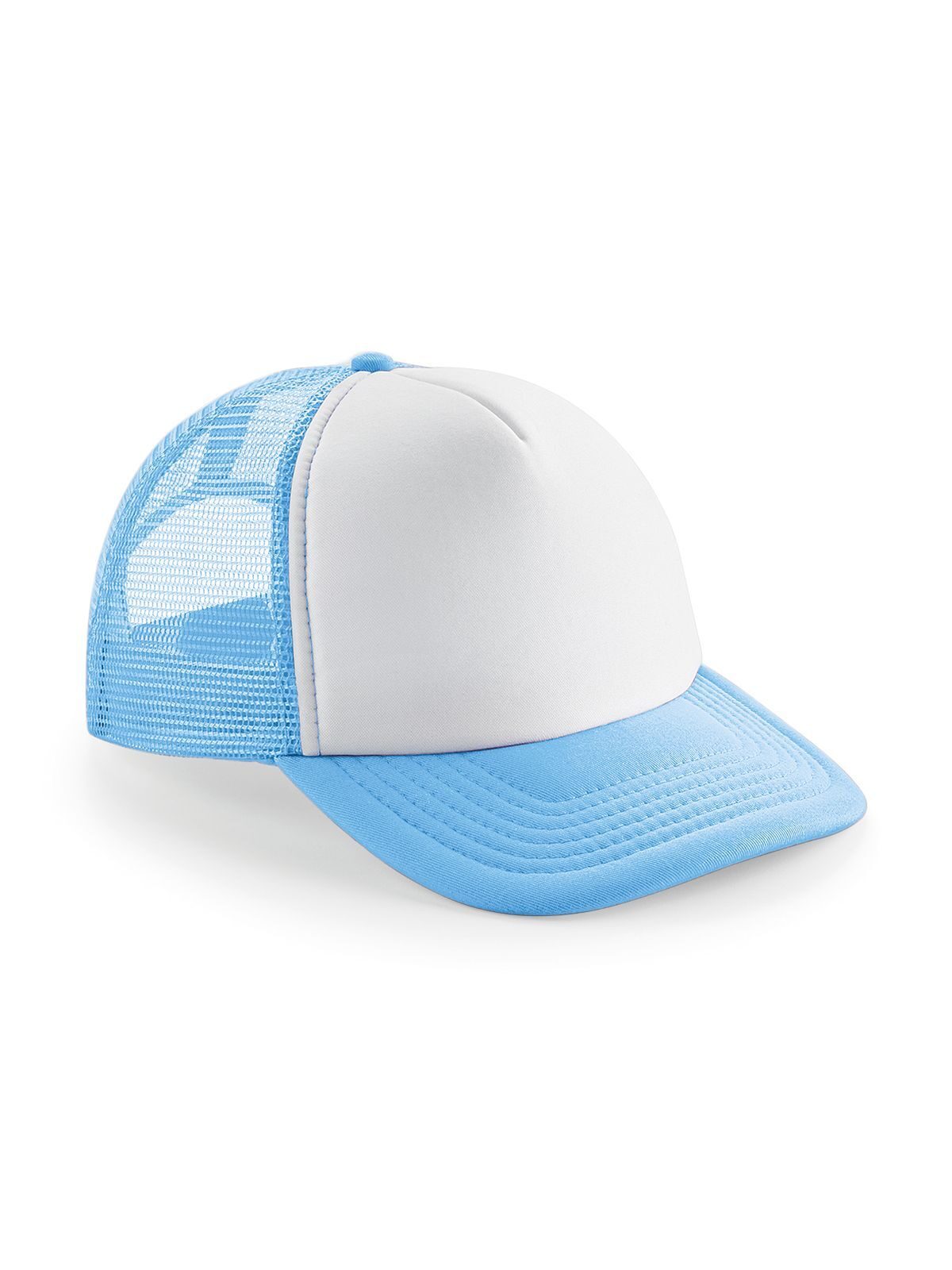 Vintage Snapback Trucker Beechfield Sky Blue/White