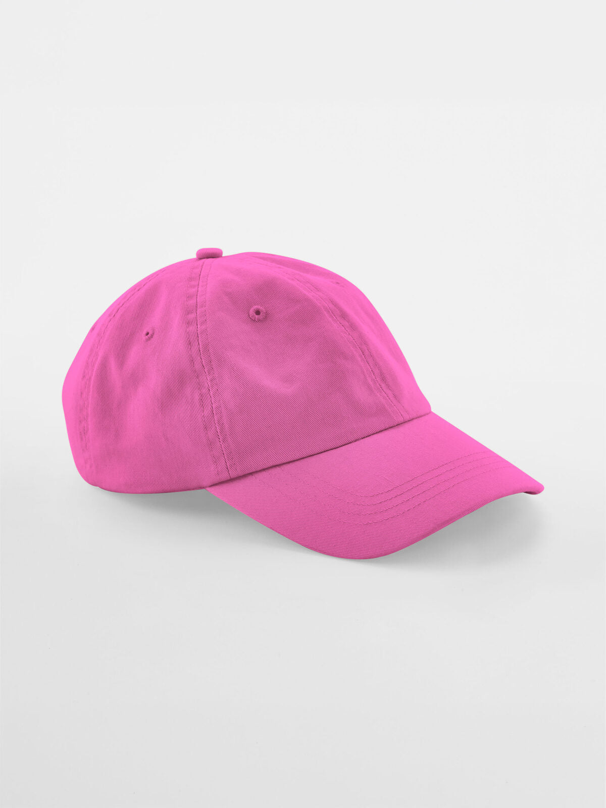 Junior Low Profile 6 Panel Dad Cap Beechfield True Pink