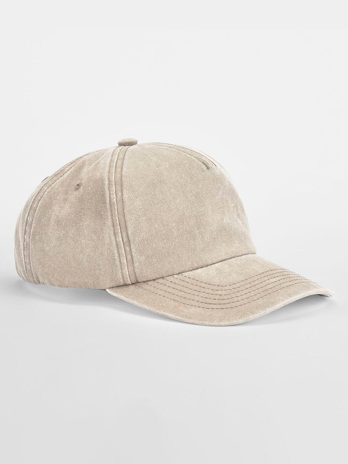 Relaxed 5 Panel Vintage Cap Beechfield Vintage Stone