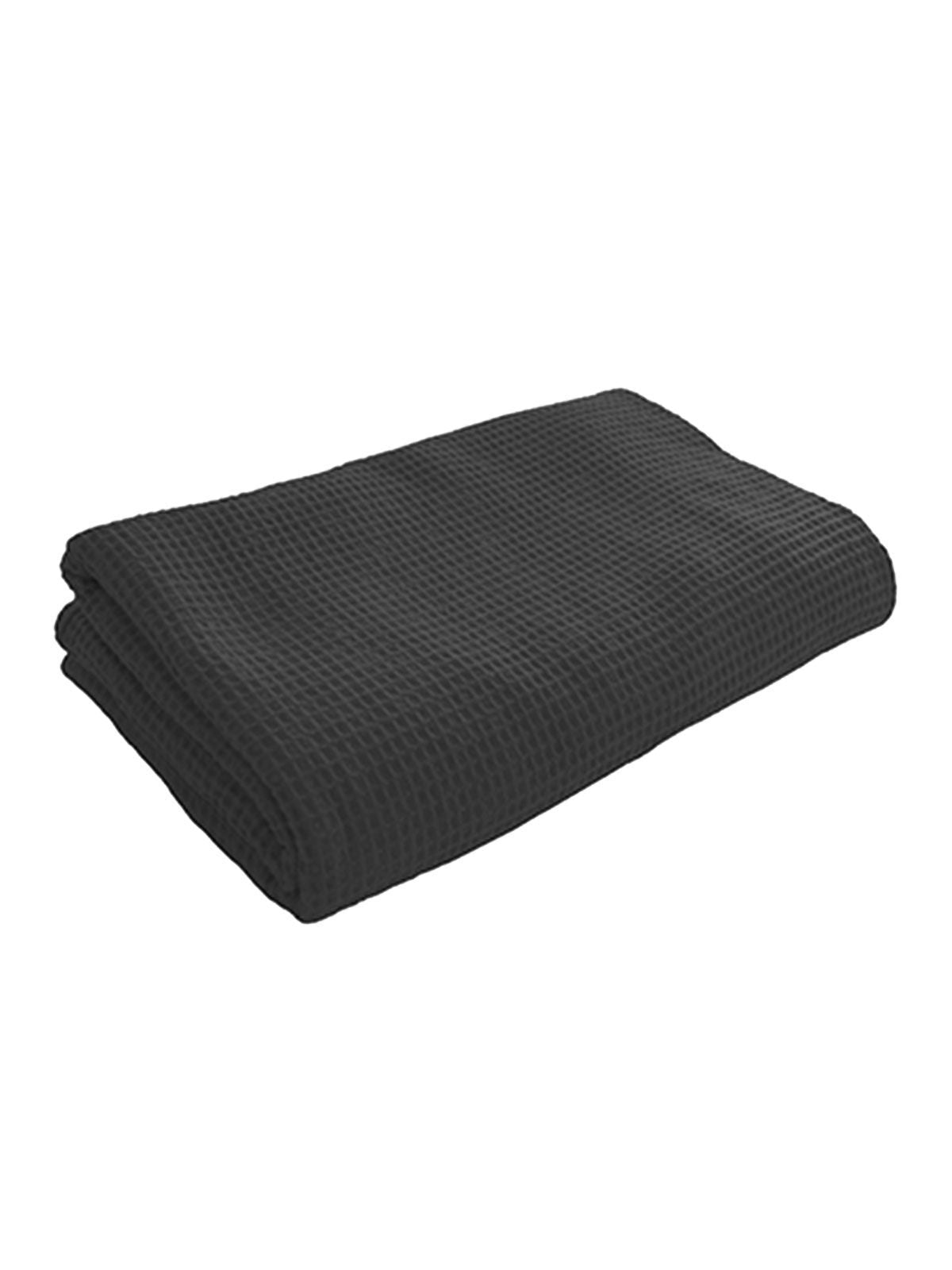 Waffle Cotton Blanket 150x200 Bear Dream Anthracite