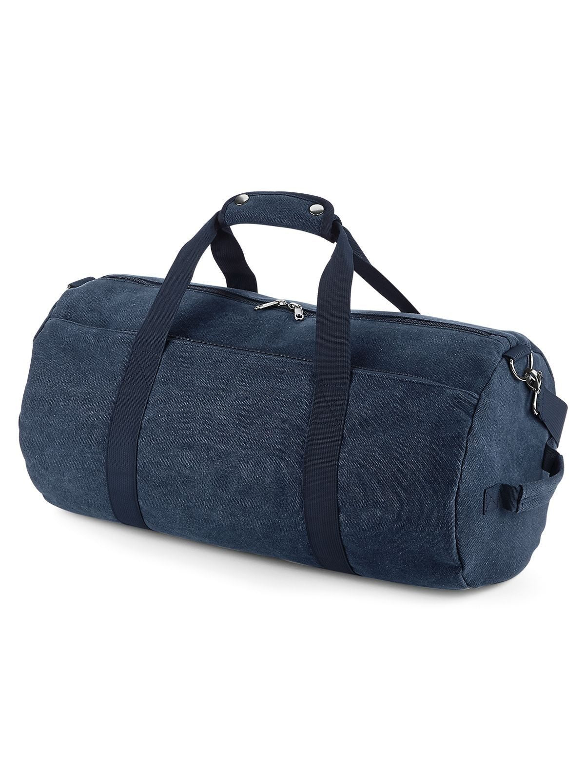 Vintage Canvas Barrel Bag