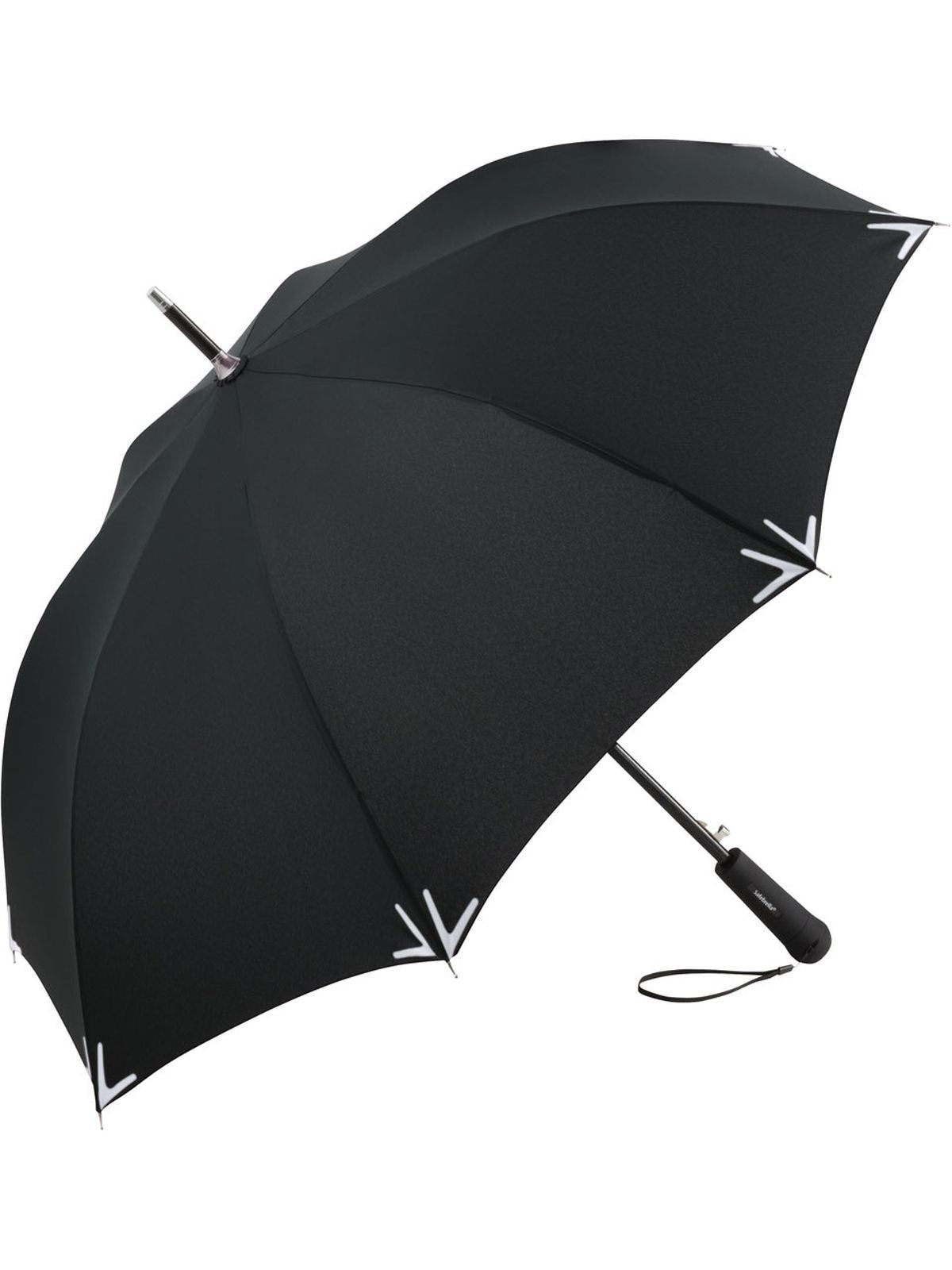 AC regular umbrella Safebrella® LED FAre Black