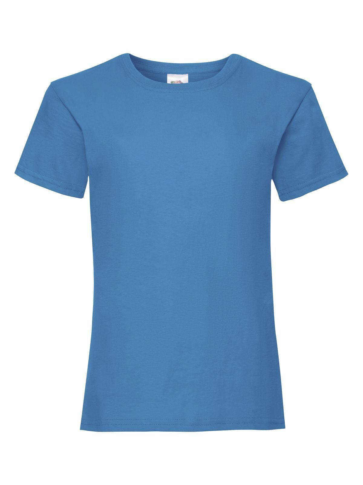 Girls Valueweight T Fruit of the Loom Azure Blue