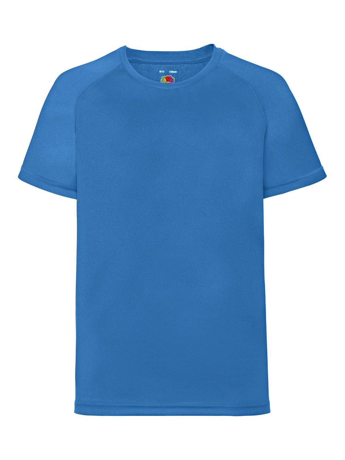 Kids Performance T Fruit of the Loom Azure Blue