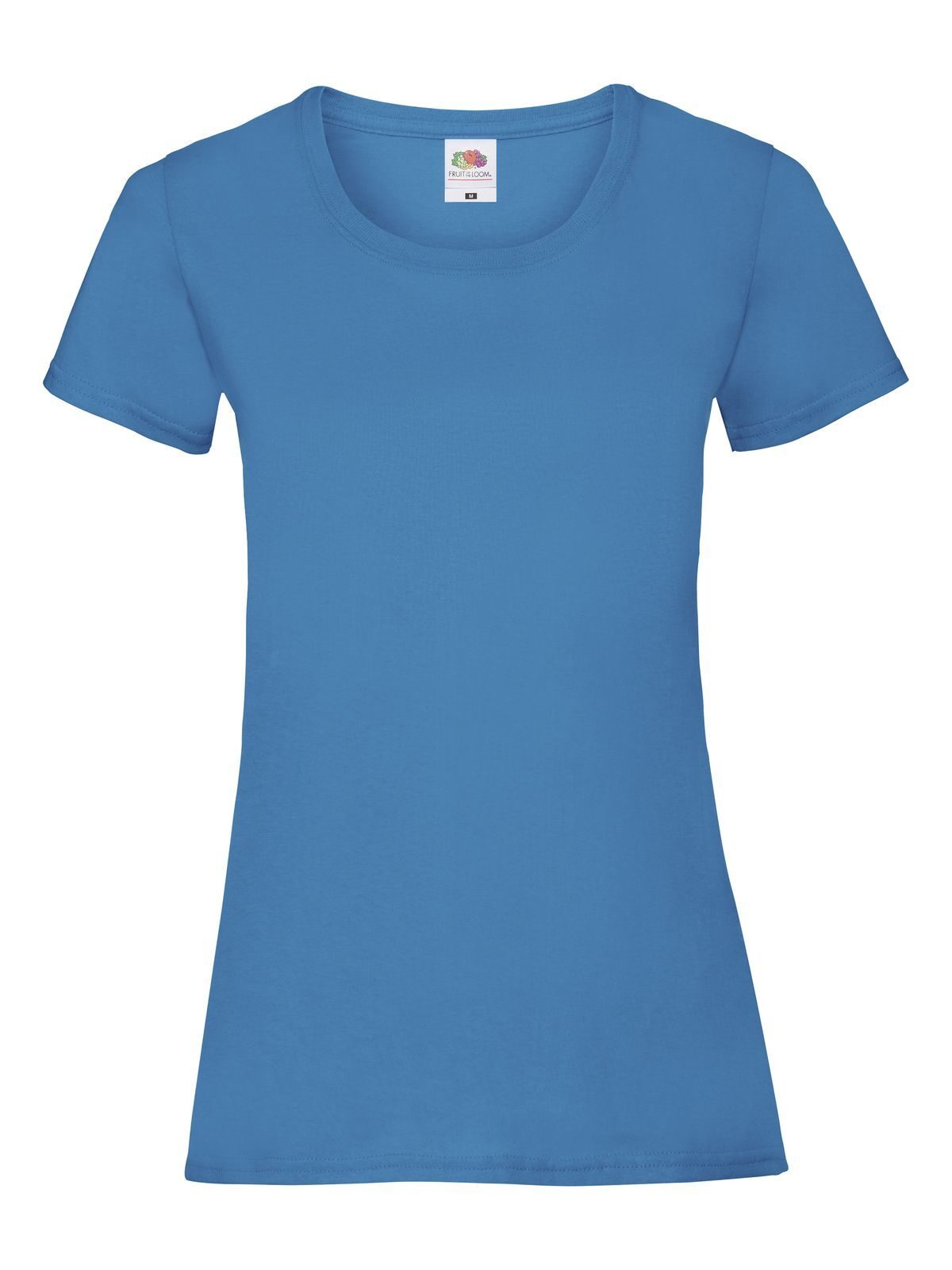 Ladies Valueweight T Fruit of the Loom Azure Blue