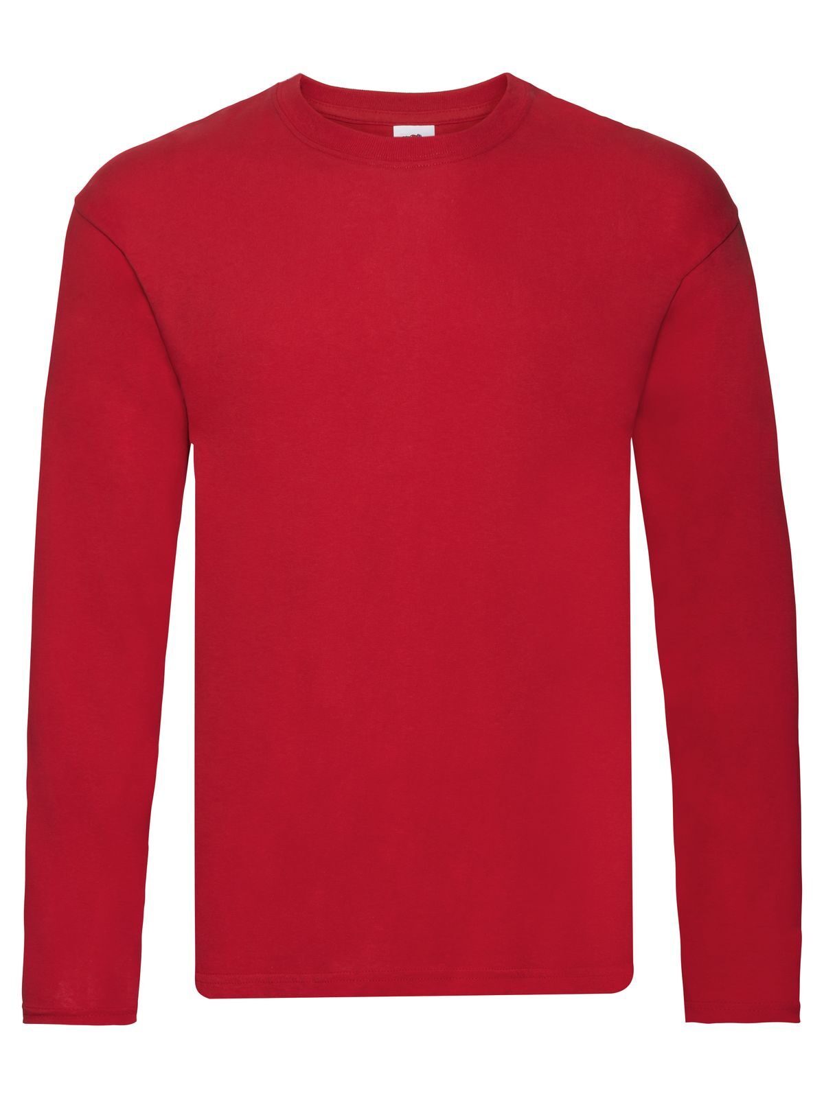 Original Long Sleeve T Fruit of the Loom Red