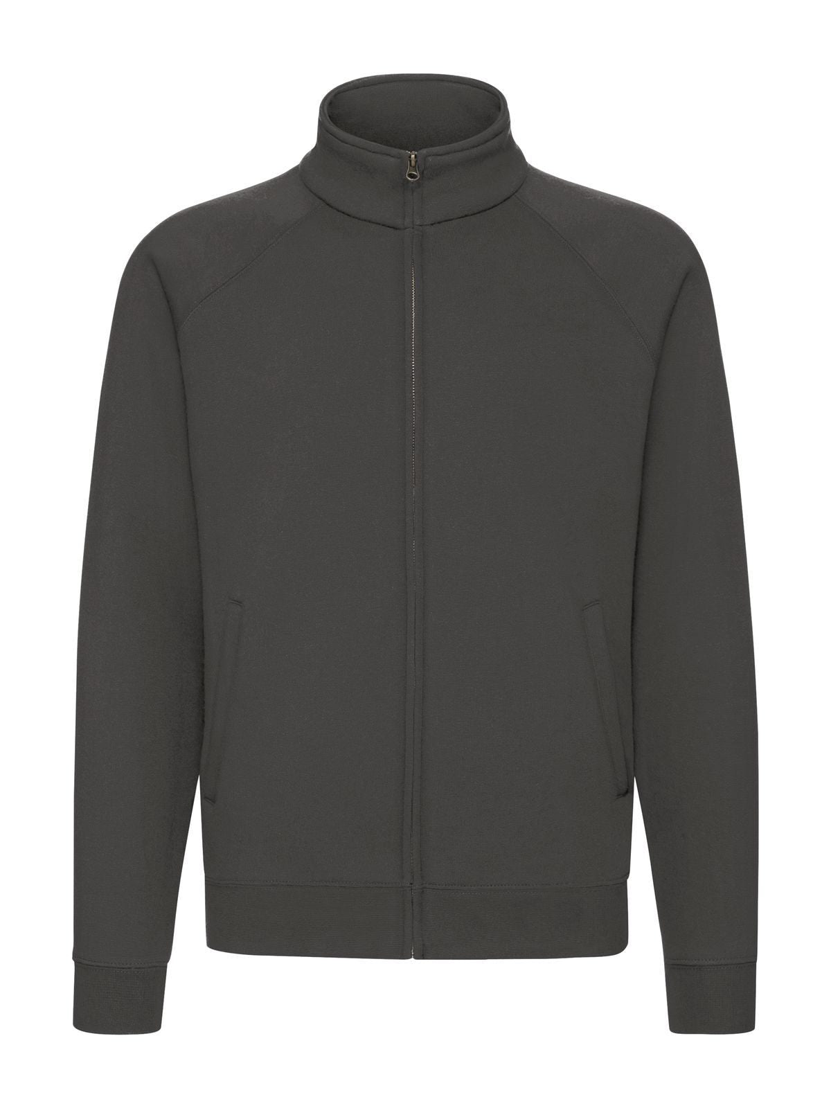 Premium Sweat Jacket Fruit of the Loom Light Graphite