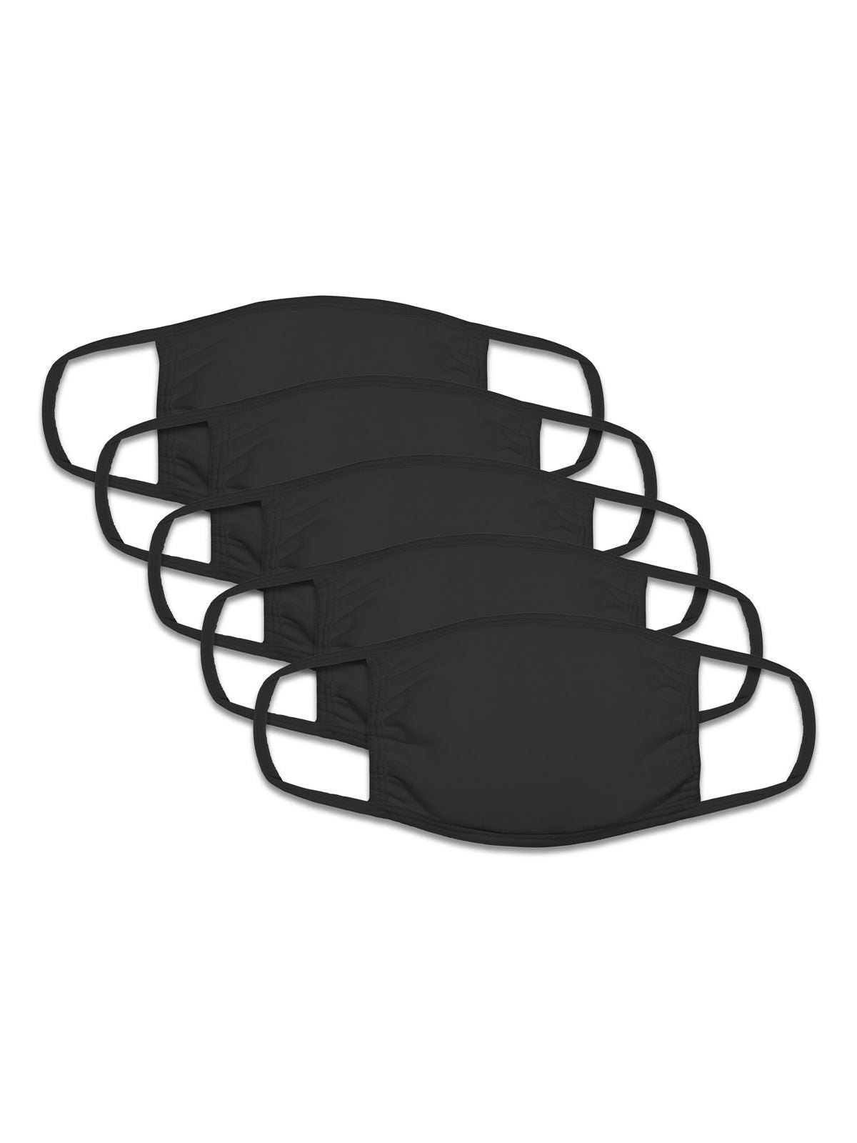 FACE MASK 5 PACK Fruit of the Loom Black