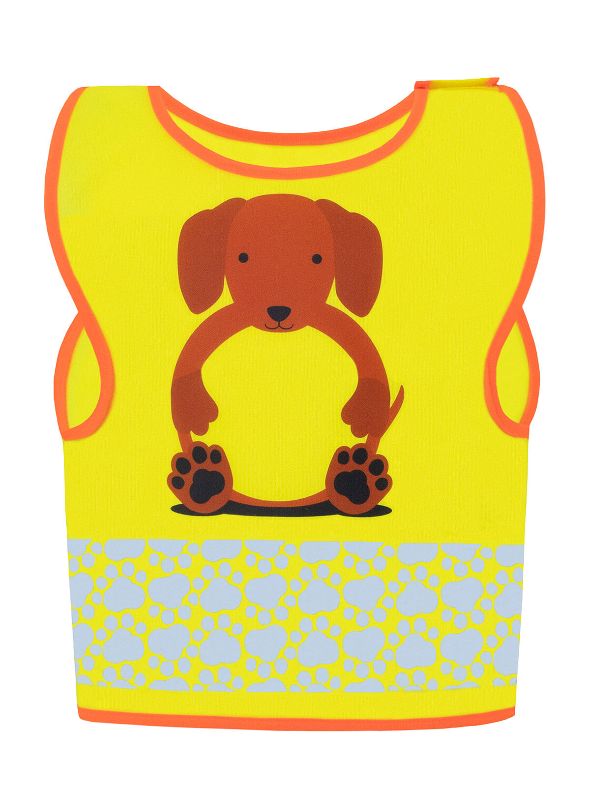 Children's Safety Vest Funtastic Wildlife Korntex Yellow