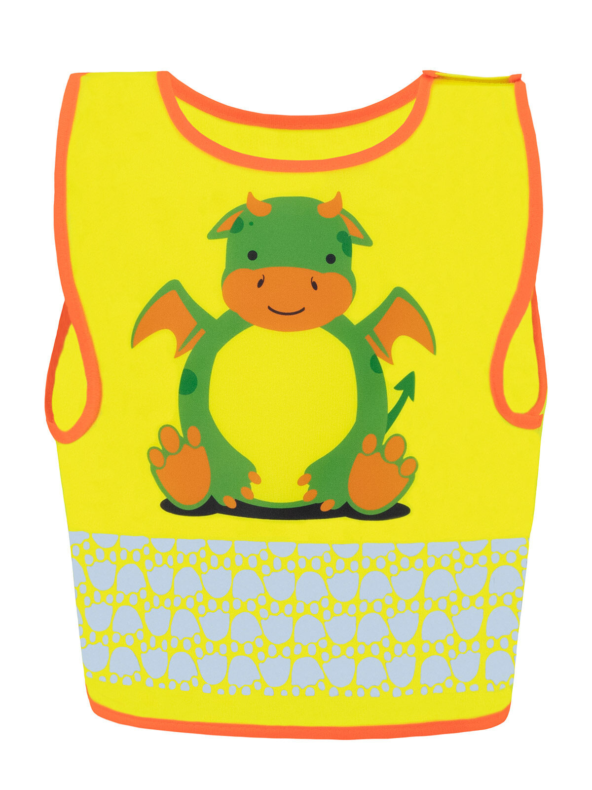Children's Safety Vest Funtastic Wildlife Korntex Yellow