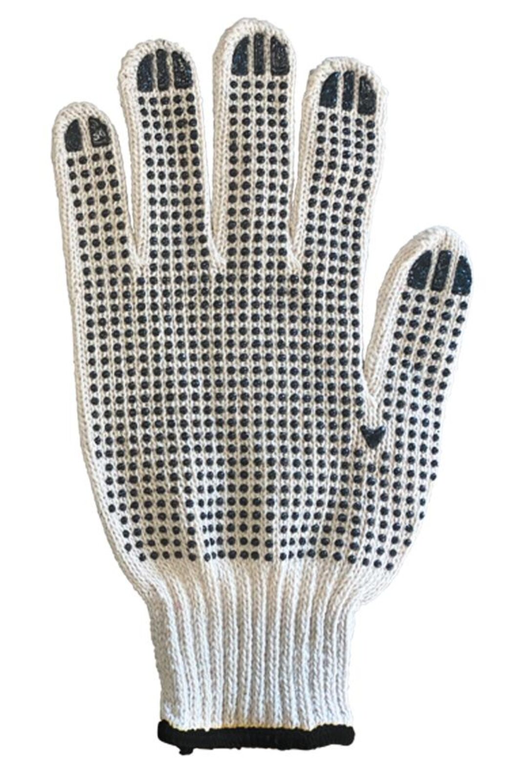 Korntex Coarse Knitted Glove 'Bursa' Korntex Ecru/Black
