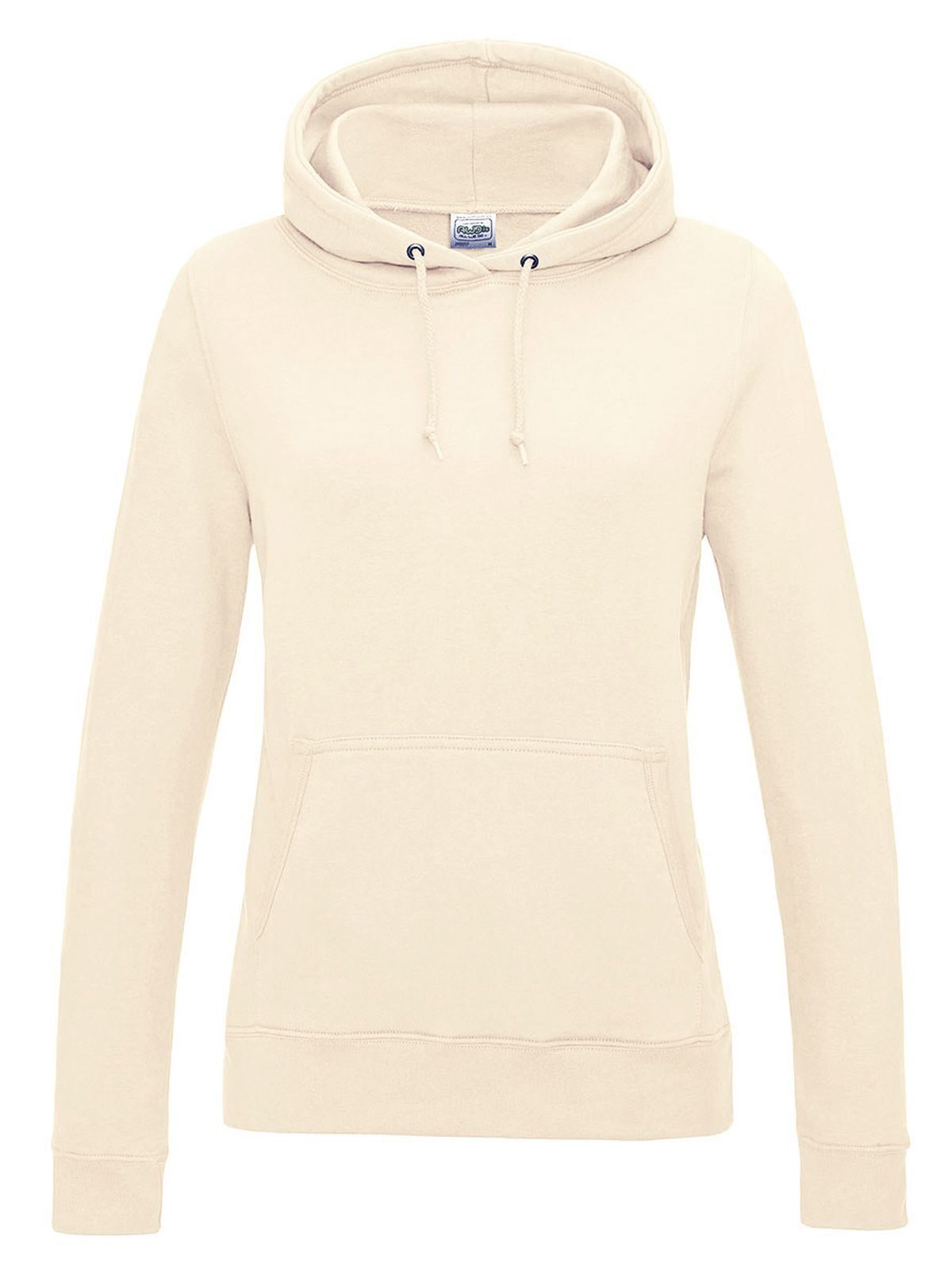 Girlie College Hoodie Just Hoods by AWDis Vanilla Milkshake