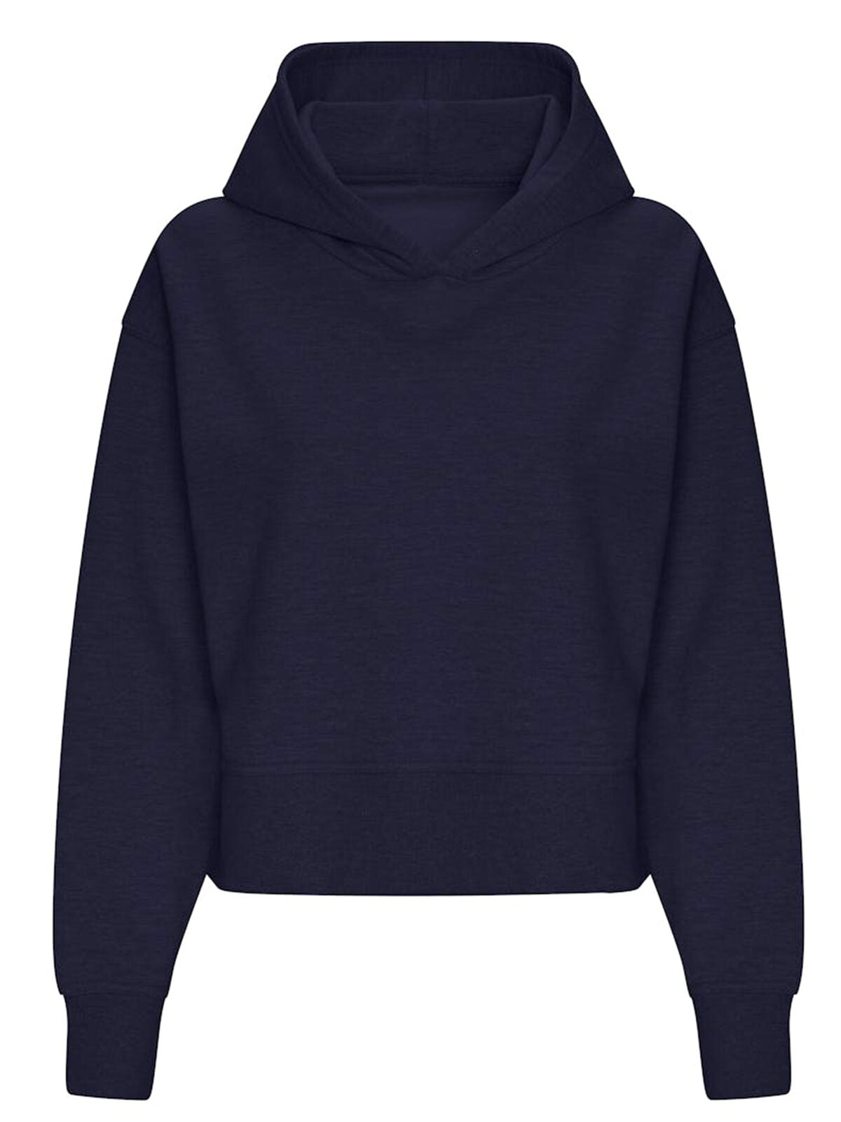 Women's Relaxed Hoodie Just Hoods by AWDis New French Navy
