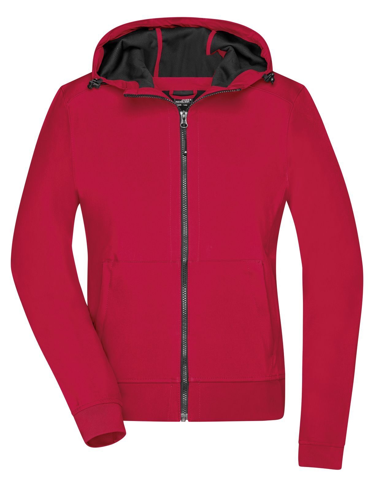Ladies' Hooded Softshell Jacket Daiber Red/Black