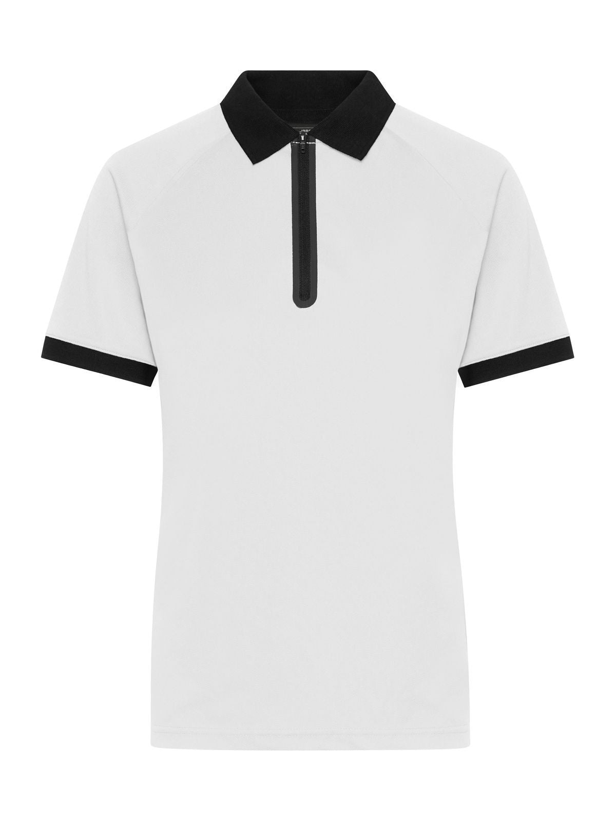 Ladies' Zip-Polo Daiber White/Black