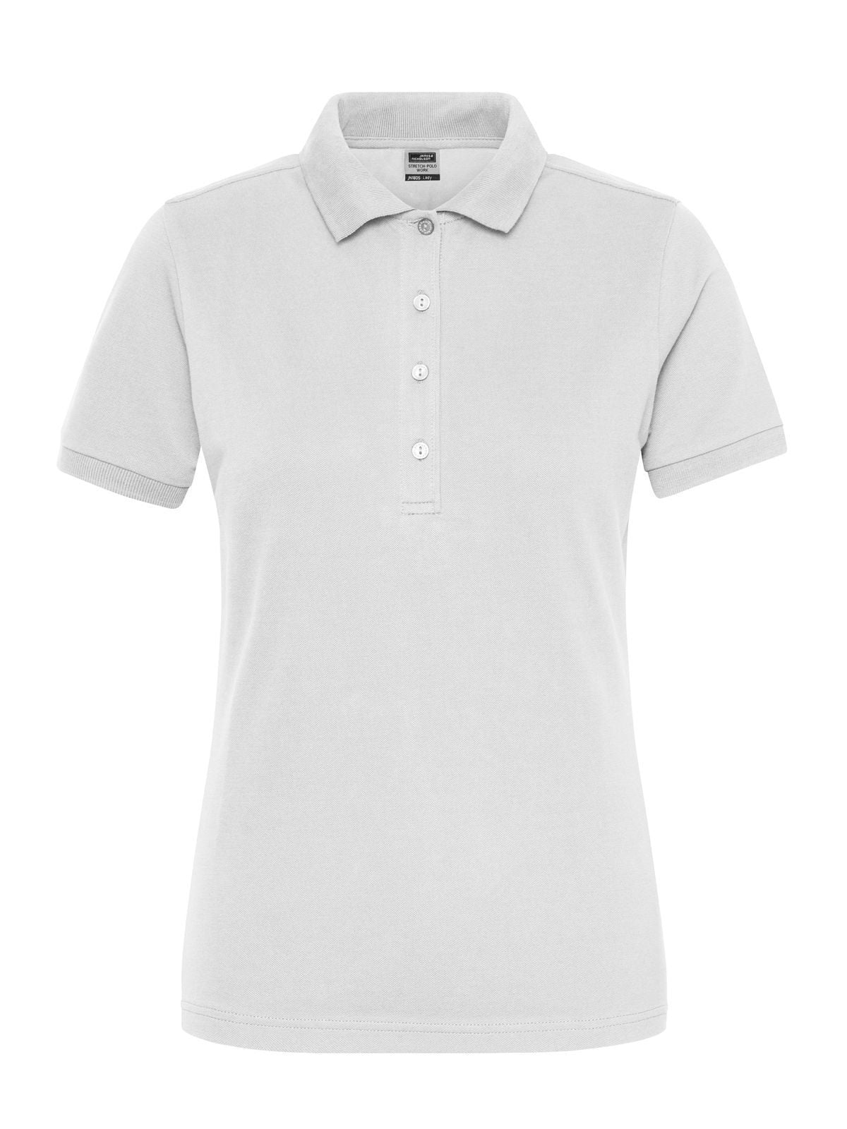 Ladies' Bio Stretch-Polo Work - Solid Daiber White