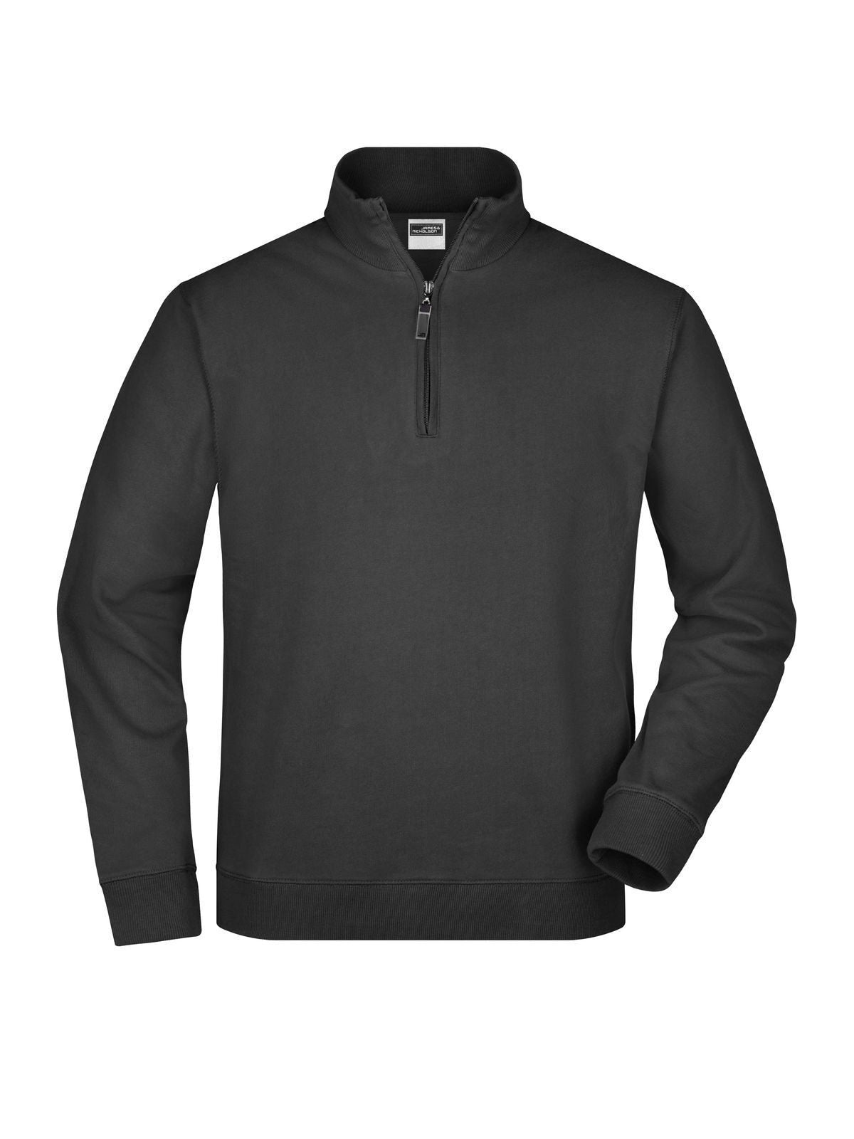 Round-Neck Zip Daiber Black