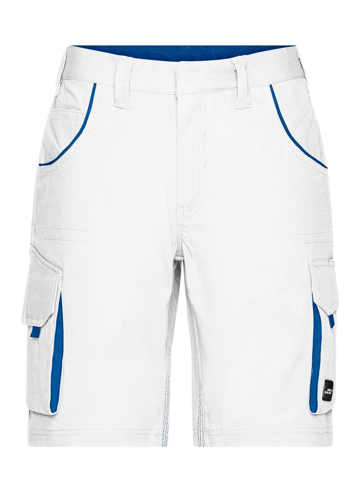 Workwear Bermudas - Color Daiber White/Royal