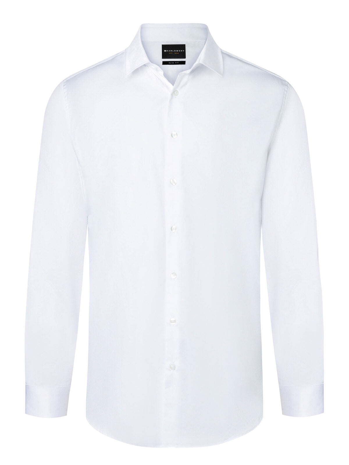 Men's Long Sleeve Shirt Karlowsky White