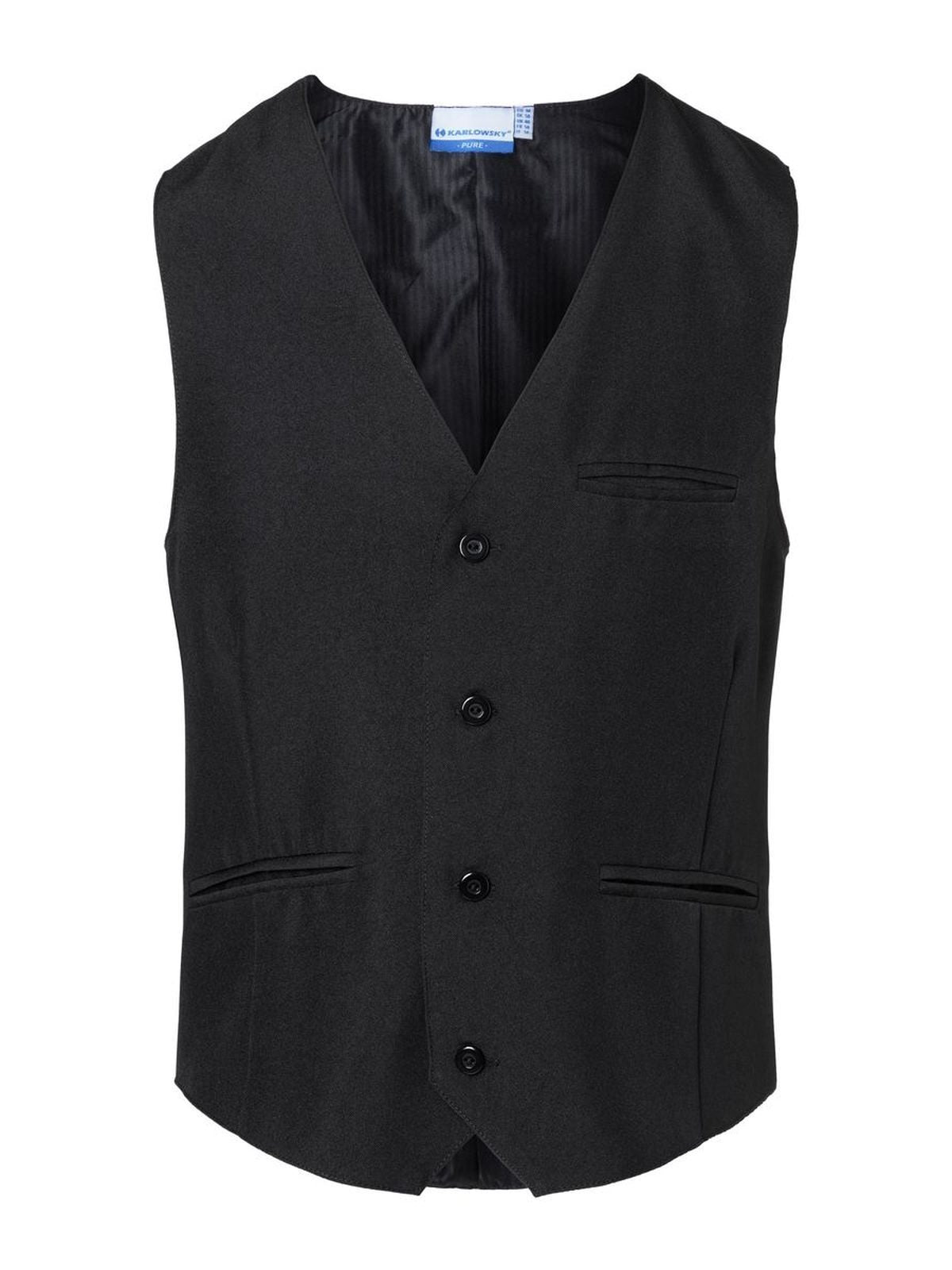 Men's Waistcoat Basic Karlowsky Black