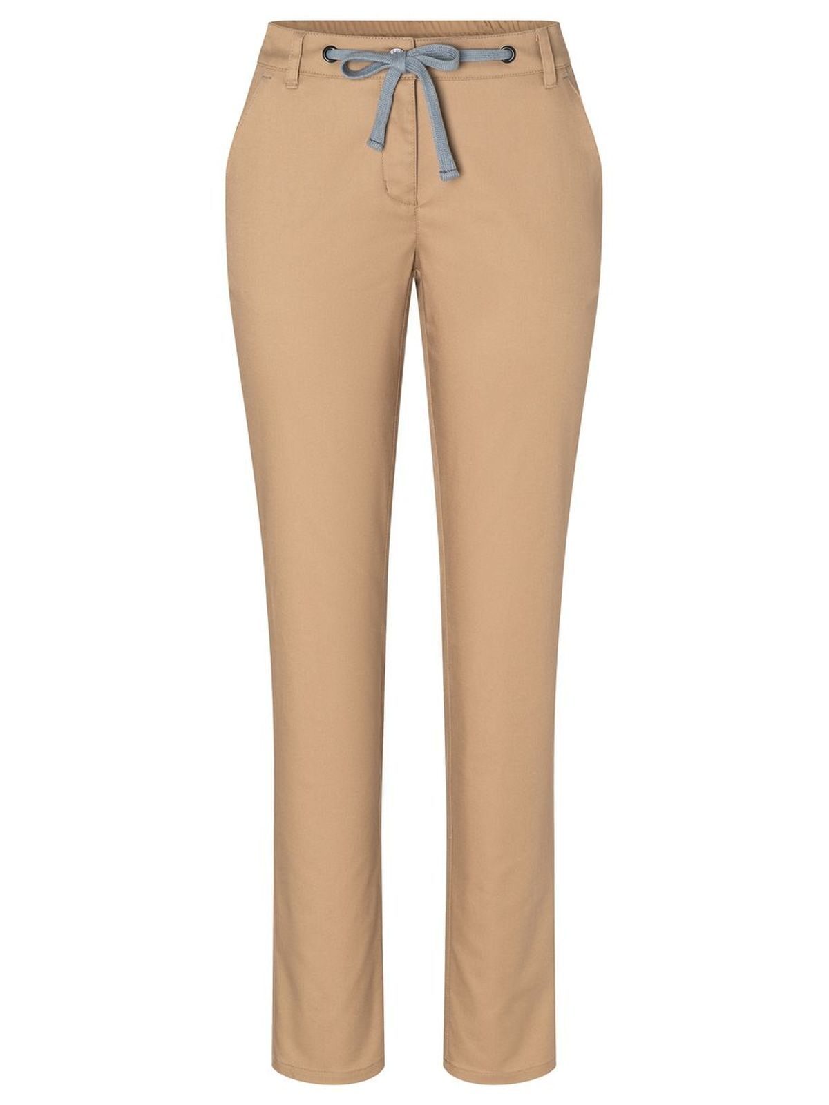 Ladies Chino Trouser Modern Stretch Karlowsky Sahara