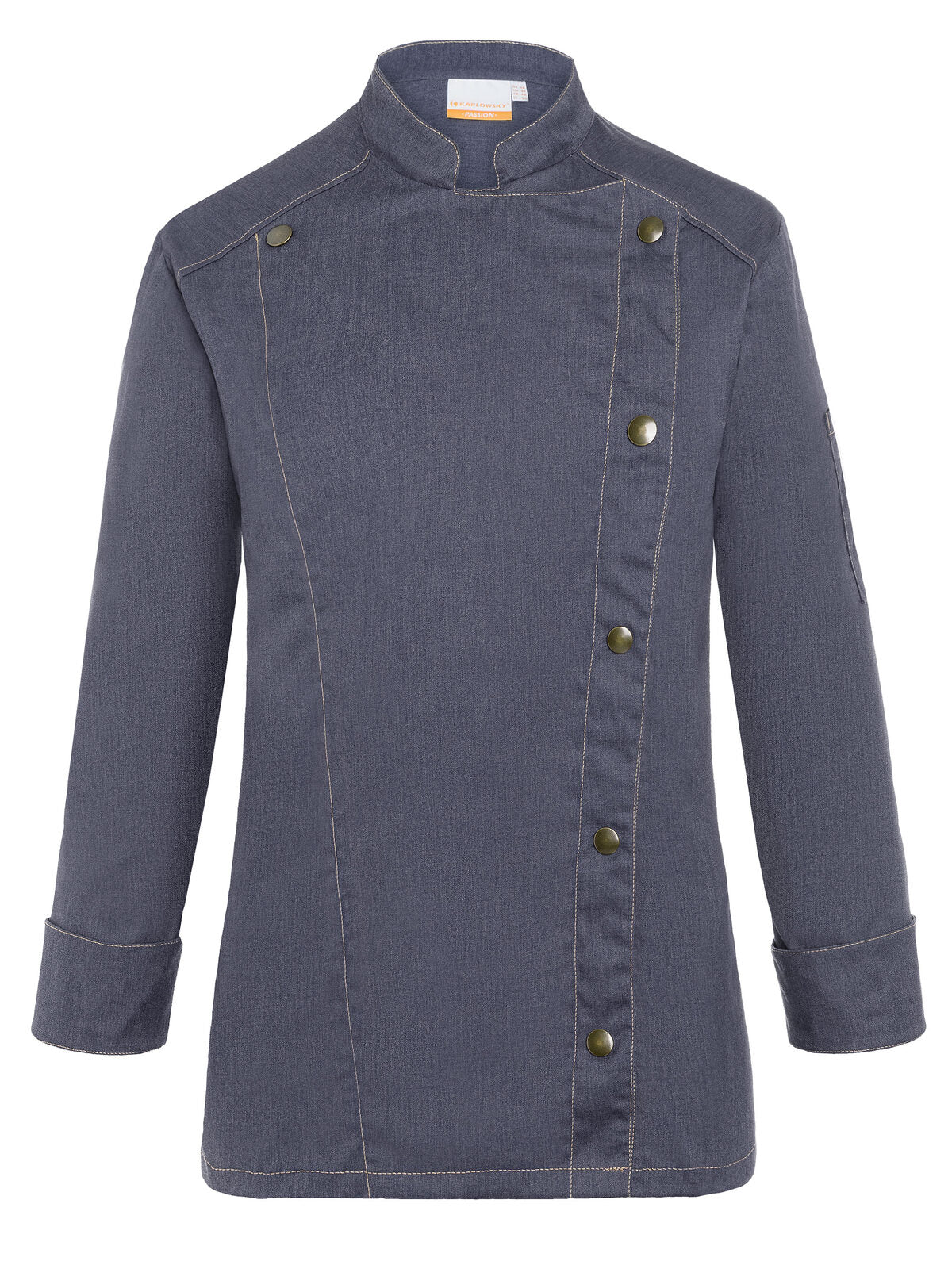 Ladies' Chef Jacket Jeans-Style Karlowsky Vintage Black
