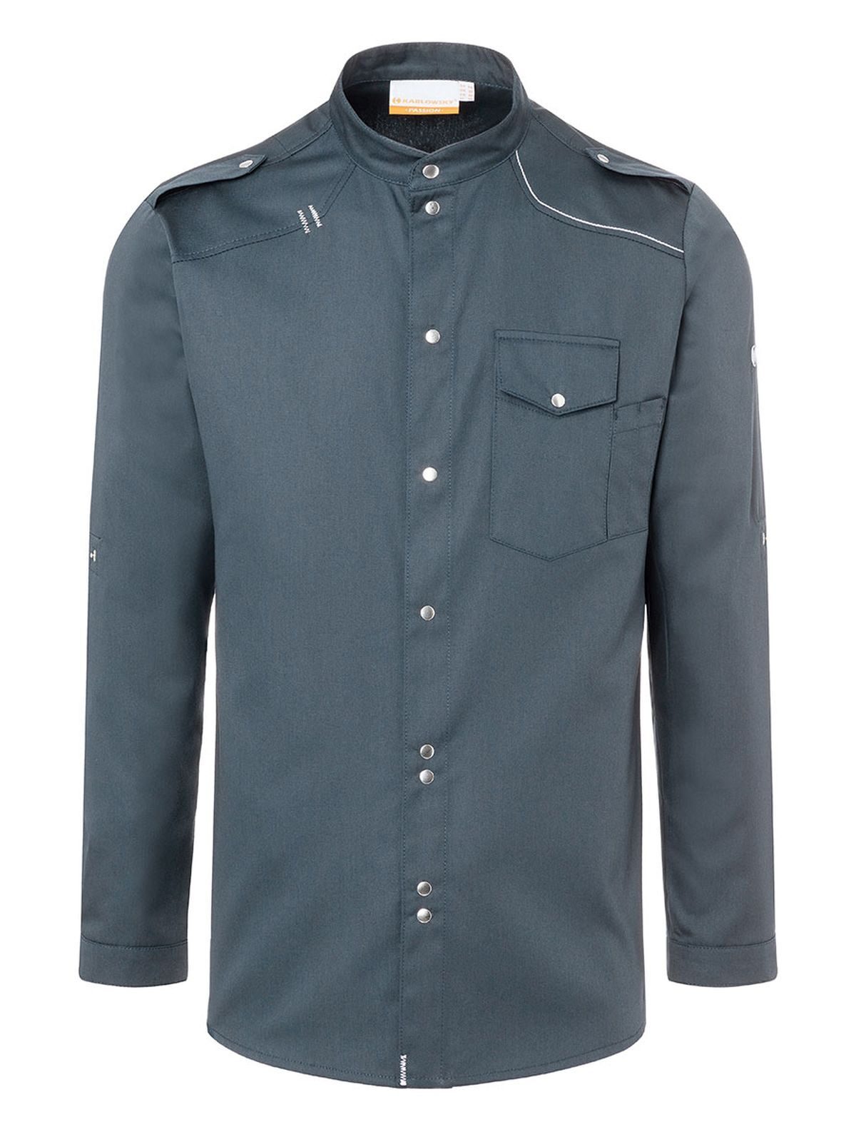 Chef Shirt New Identity Karlowsky Anthracite