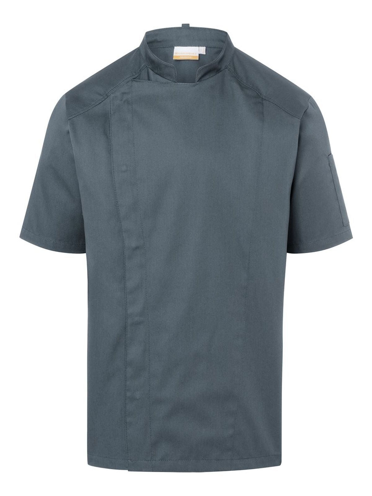 Short-Sleeve Chef Jacket Modern-Look Karlowsky Anthracite