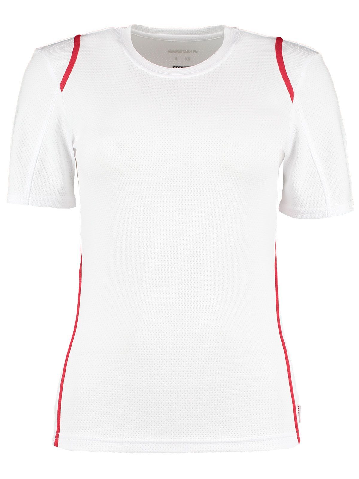 T-Shirt Cooltex Women Kustom Kit White/Red