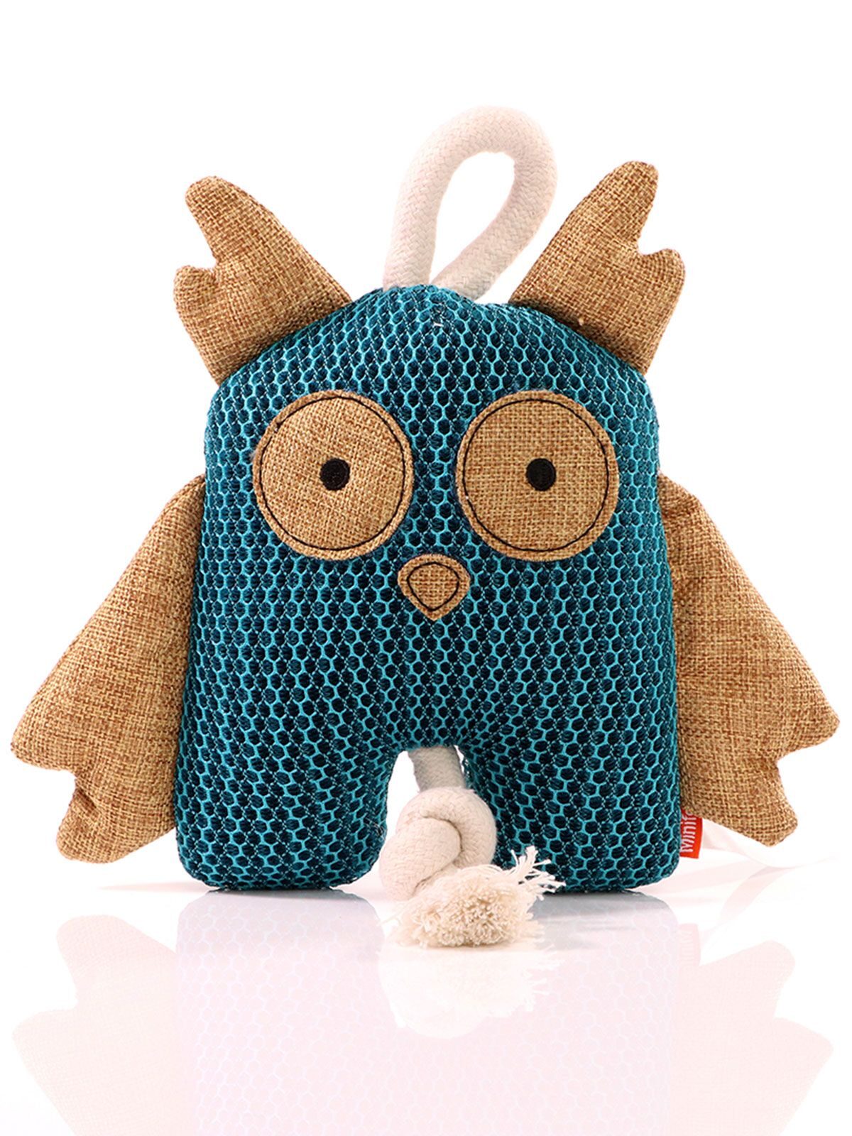 Dog toy owl MBW Blue