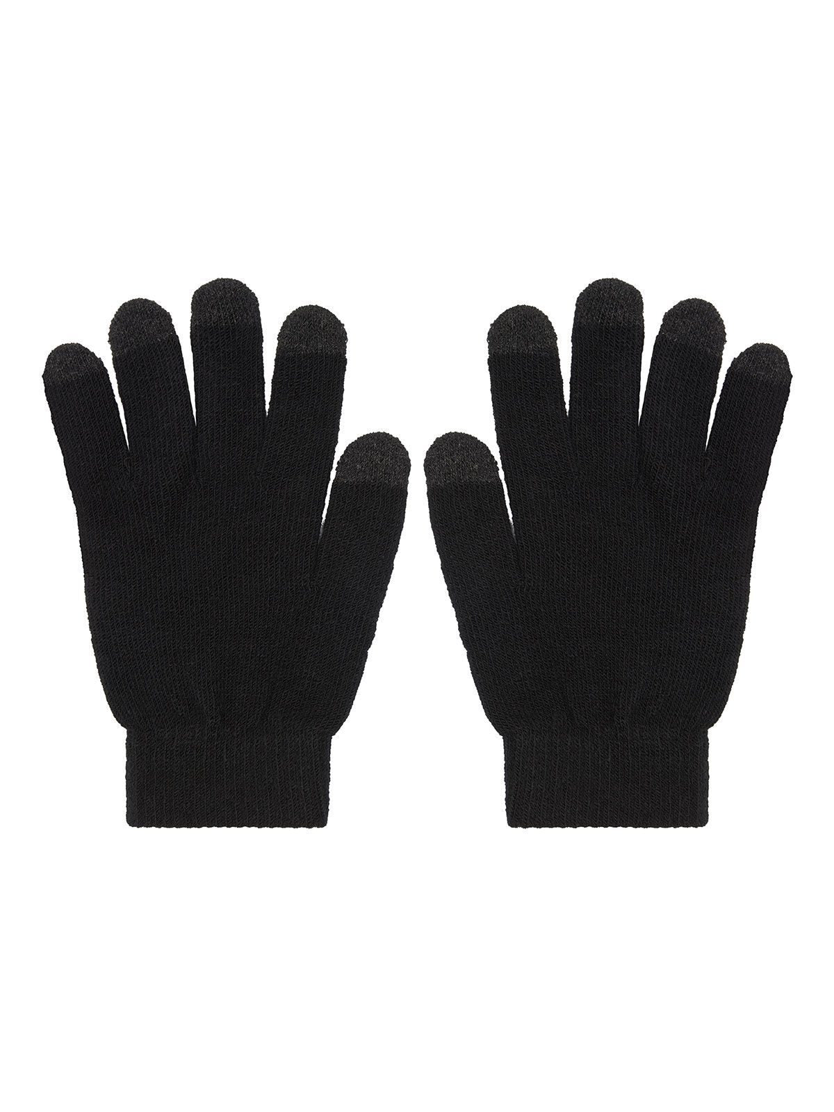 Touch-Screen Knitted Gloves Daiber Black