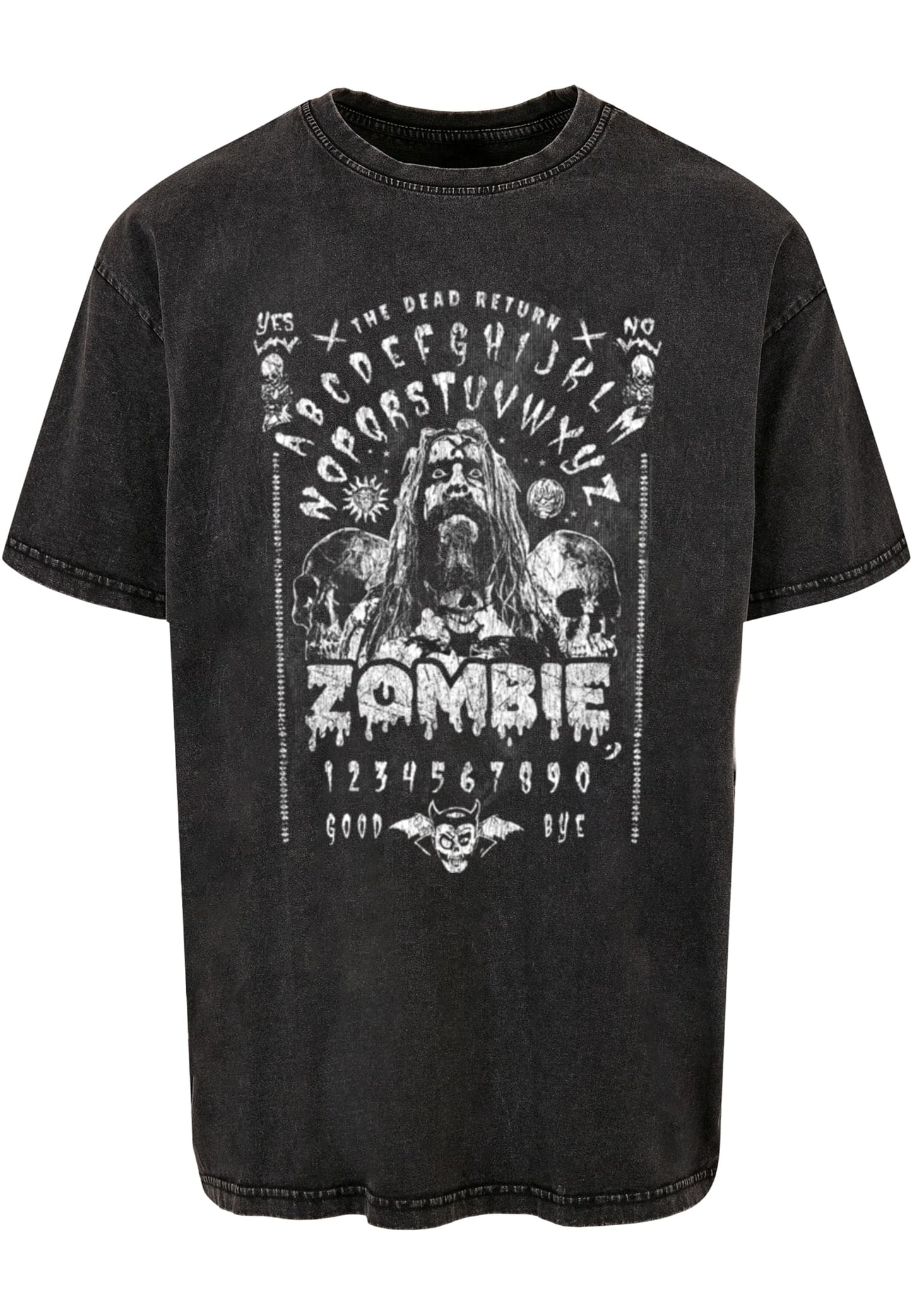 Rob Zombie - The Dead Return Spirit Board Washed Oversize Tee