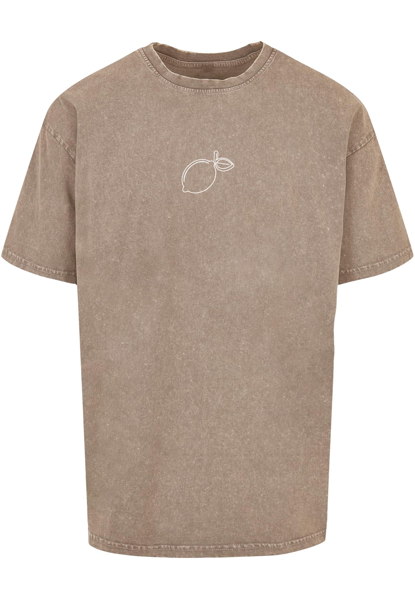 Summer - Lemon Acid Washed Oversize Tee