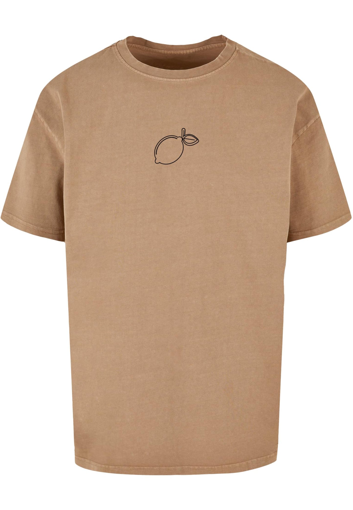 Summer - Lemon Acid Washed Oversize Tee