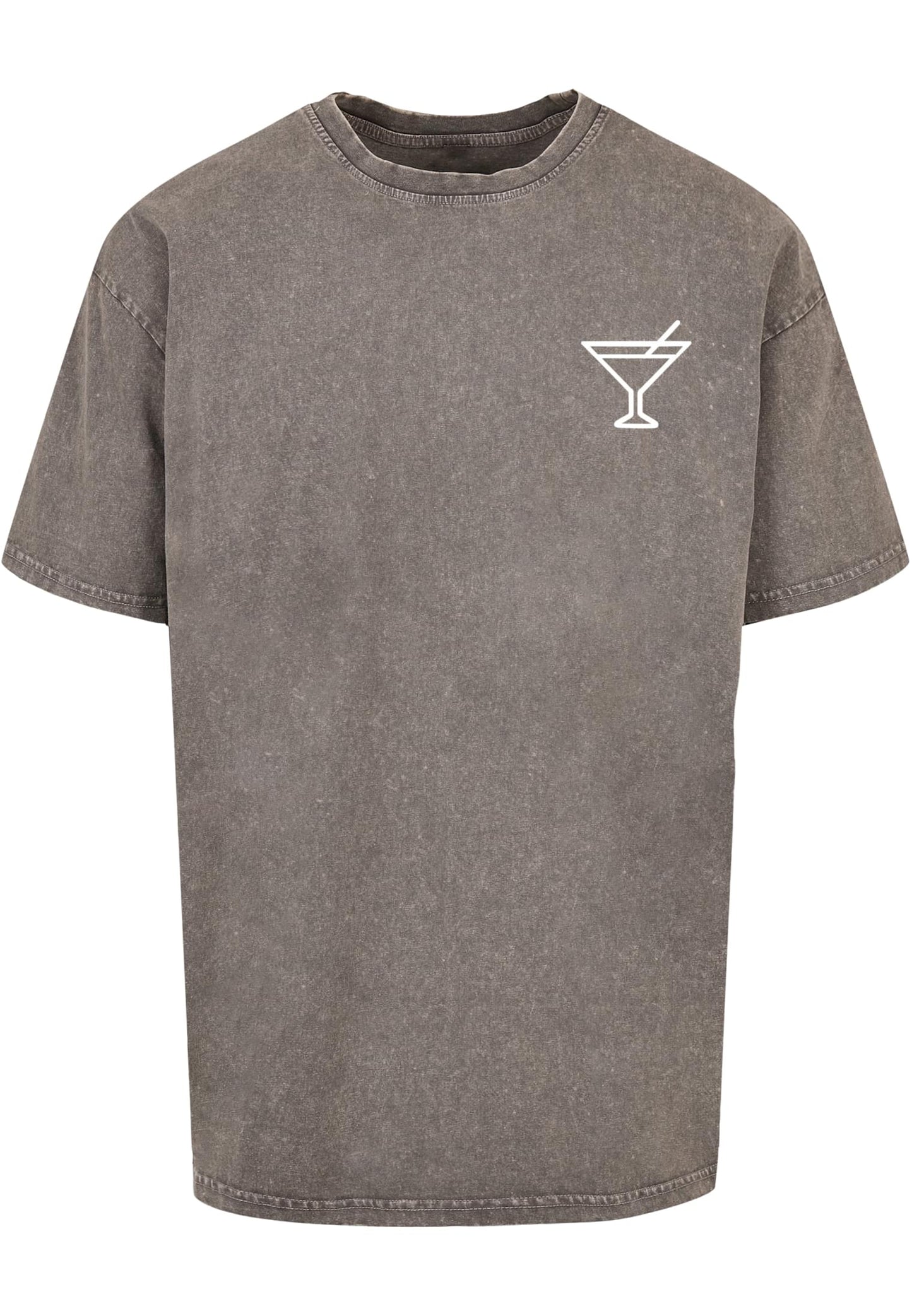 Summer - Cocktail Acid Washed Oversize Tee