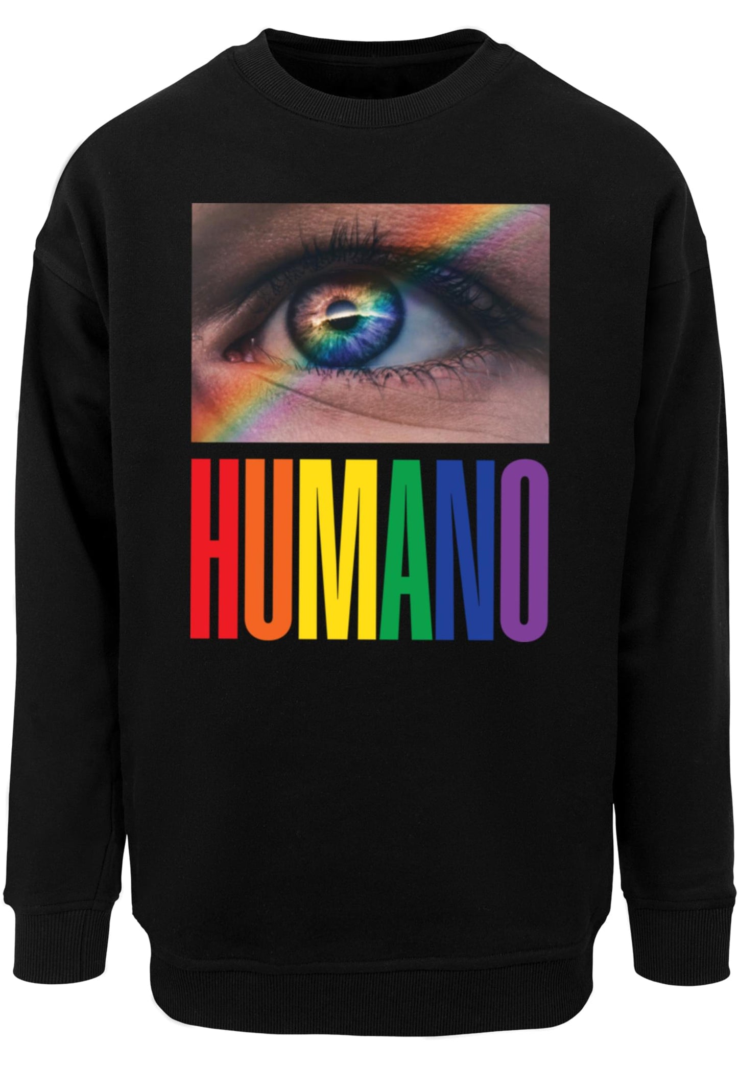 Hugs & Love - Human Rainbow Sweat Crewneck