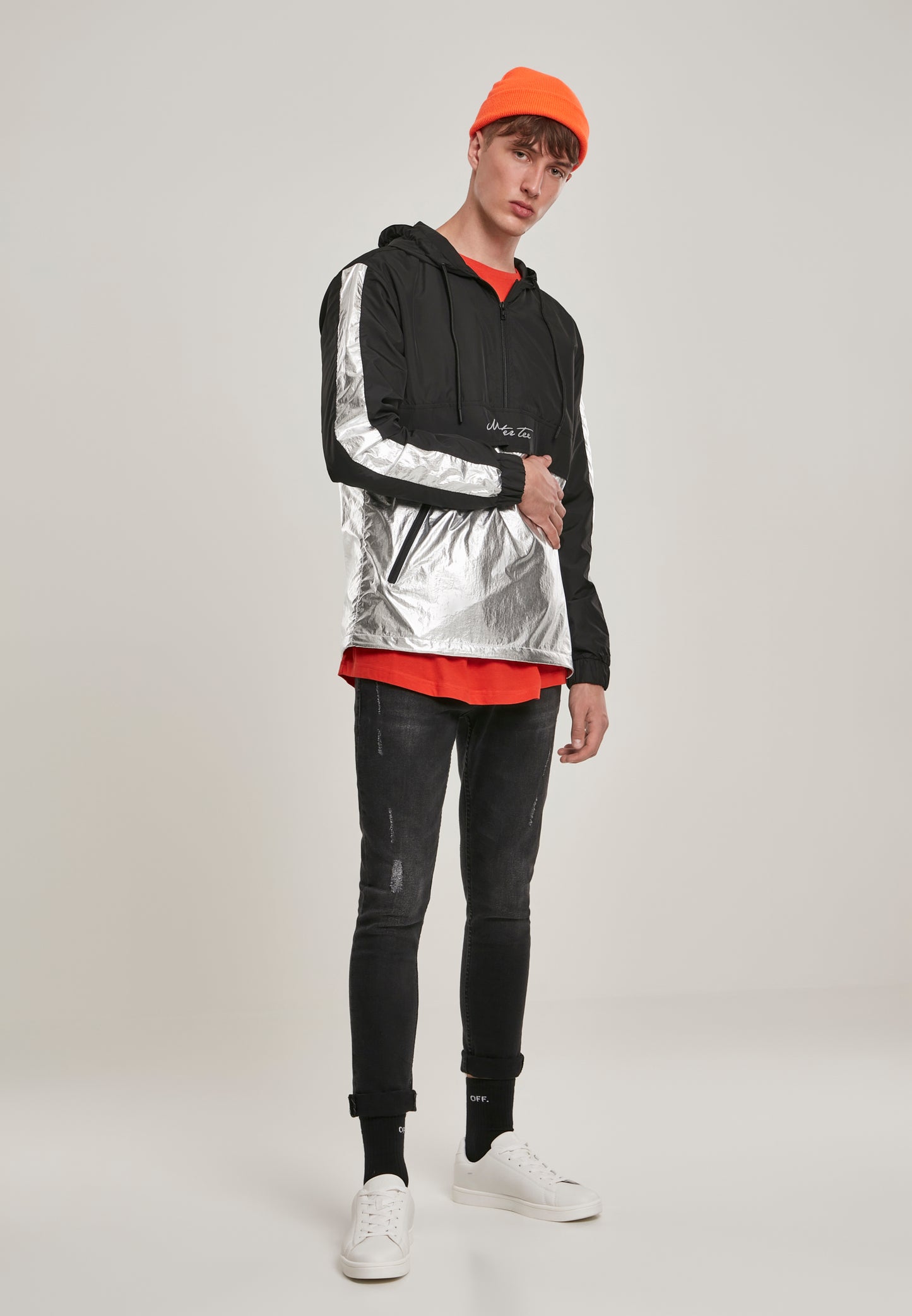 Reflective Mister Tee Windbreaker