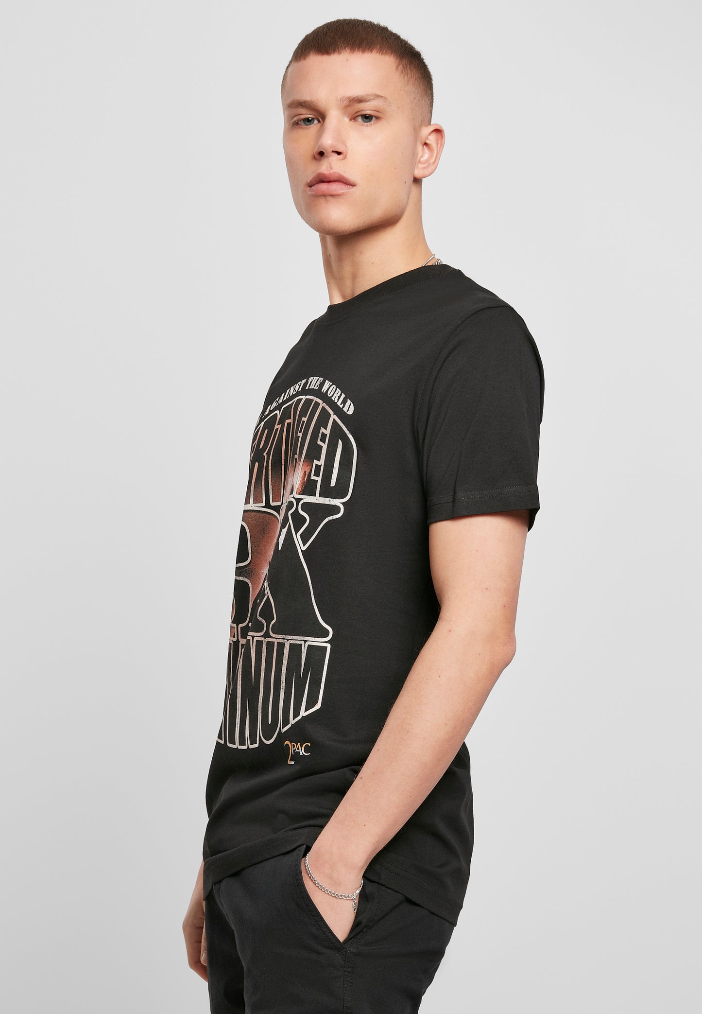 Tupac Me Against the World Platinium Tee