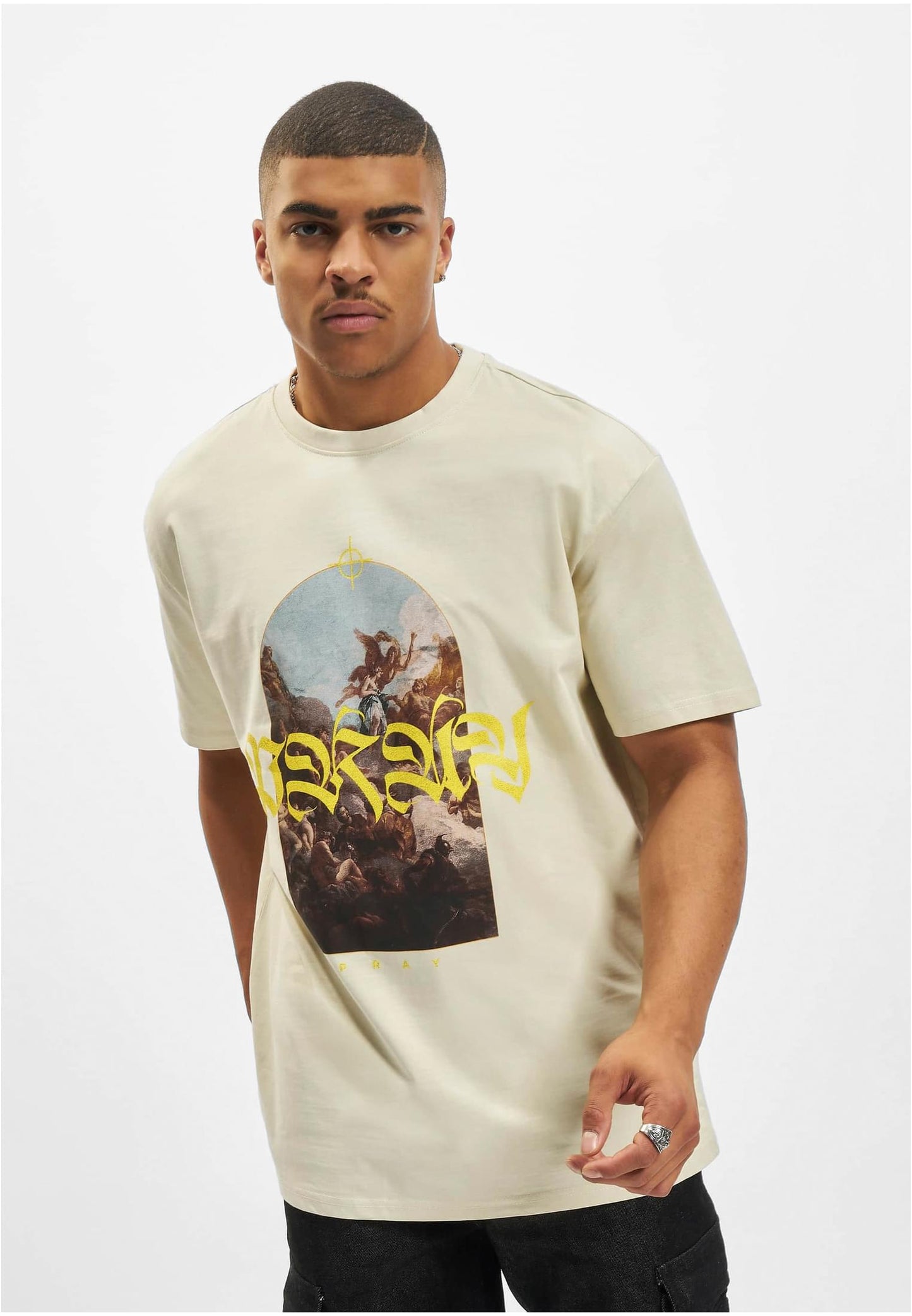 Pray Painting Oversize Tee