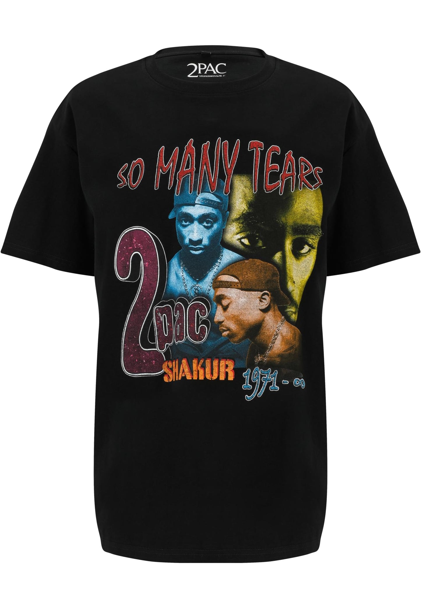 Tupac So Many Tears Oversize Tee