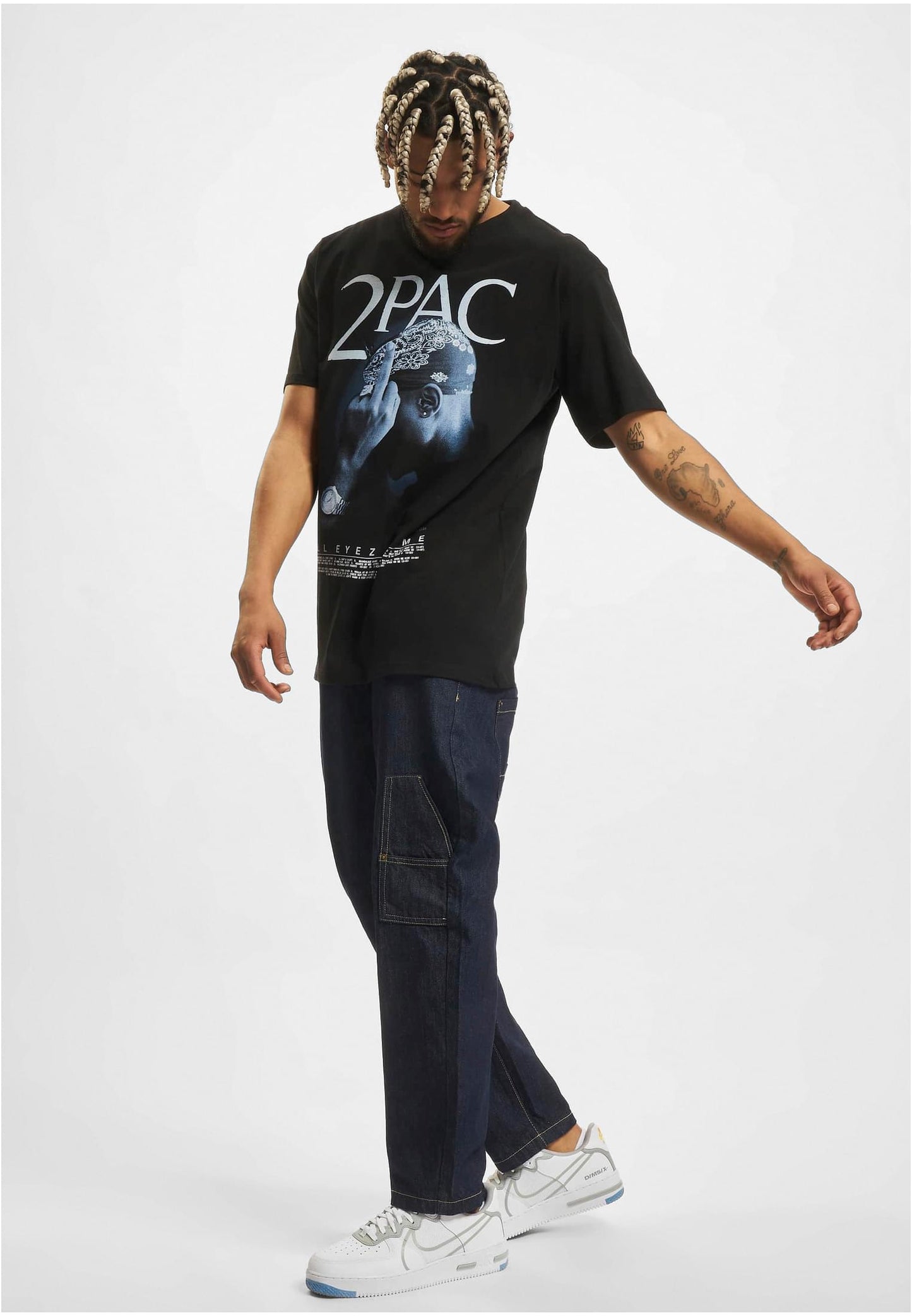 Tupac All F*ck the World 2.0 Oversize Tee